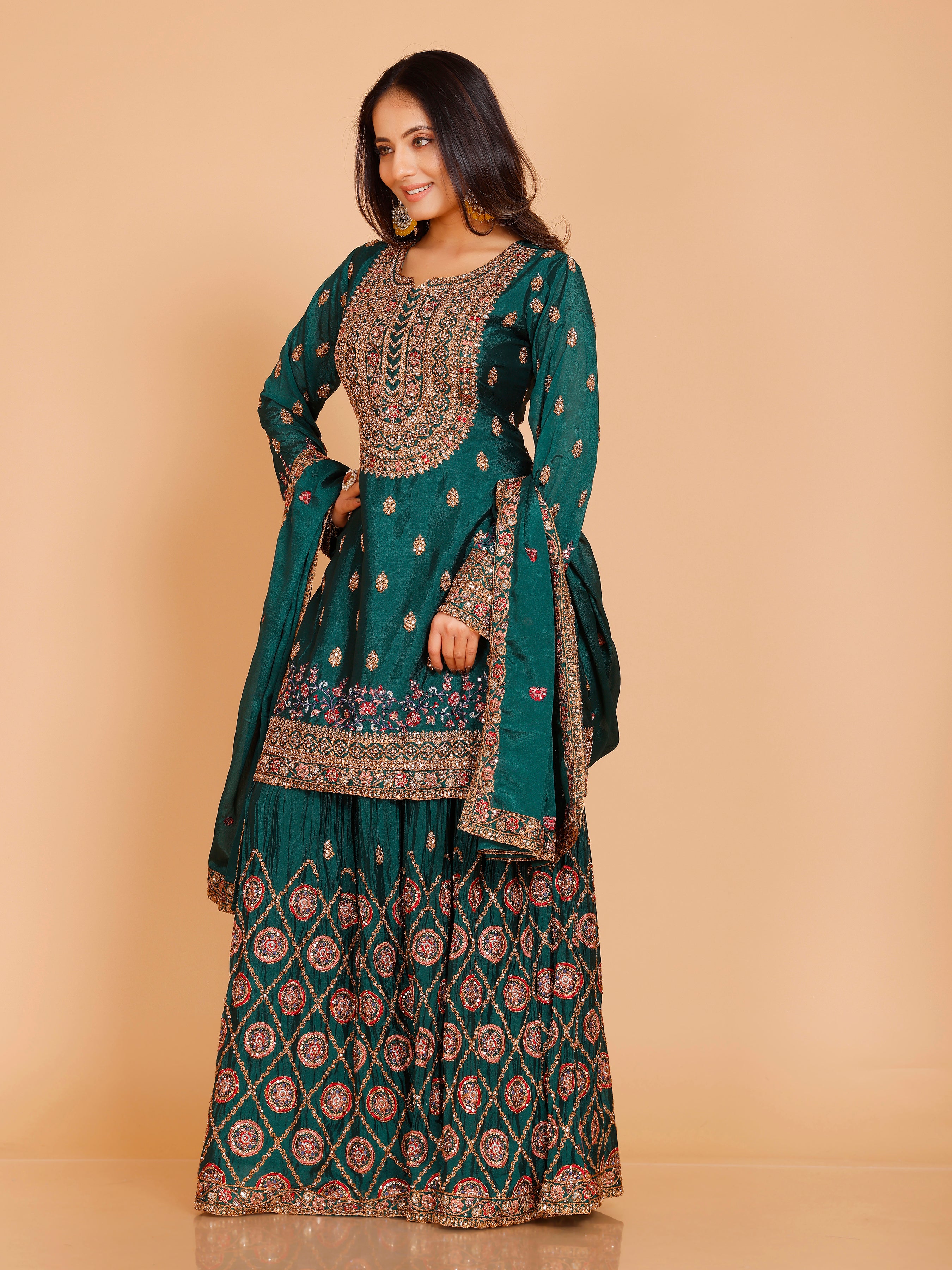 Divya Palazzo Suit