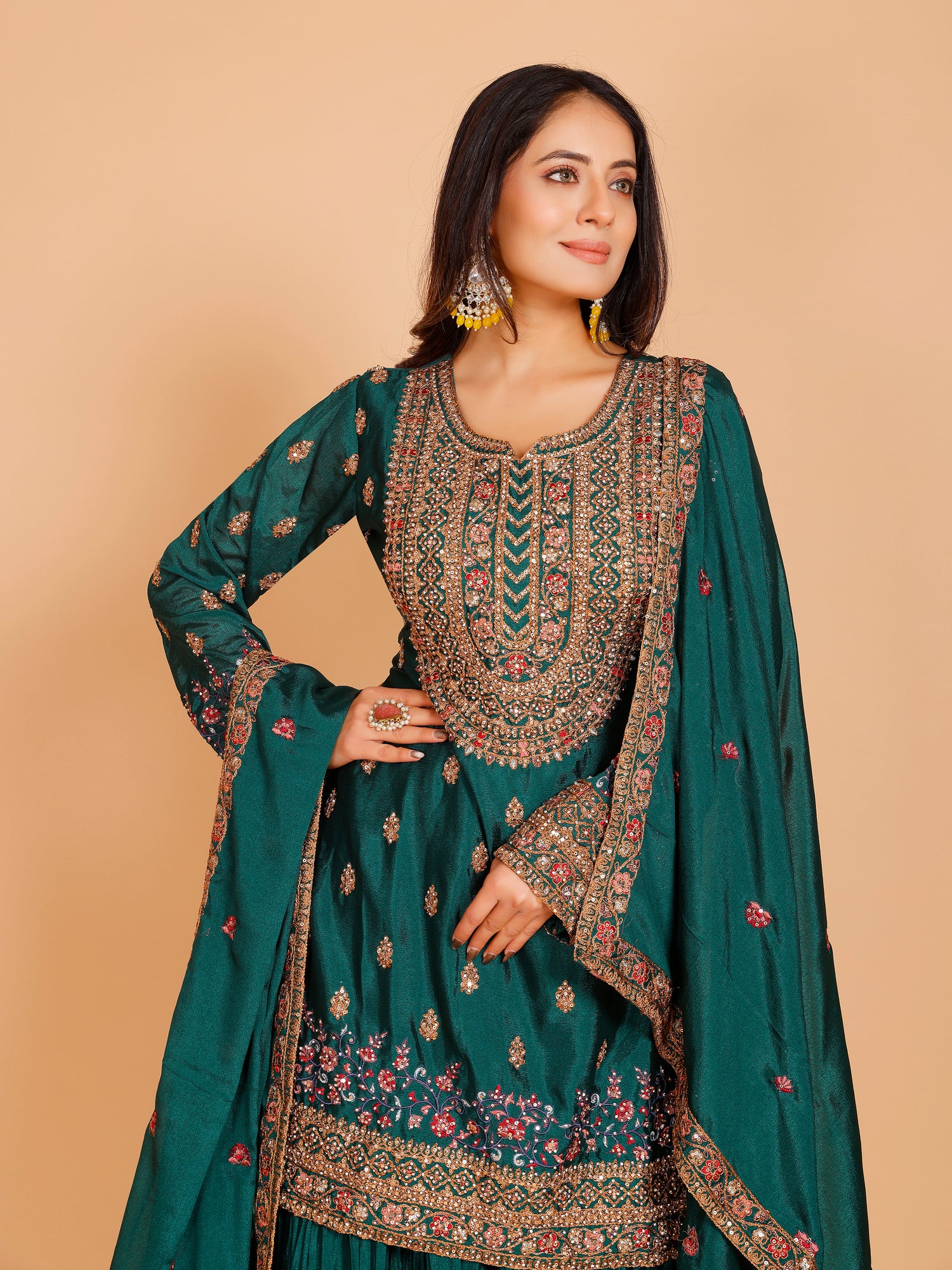 Divya Palazzo Suit