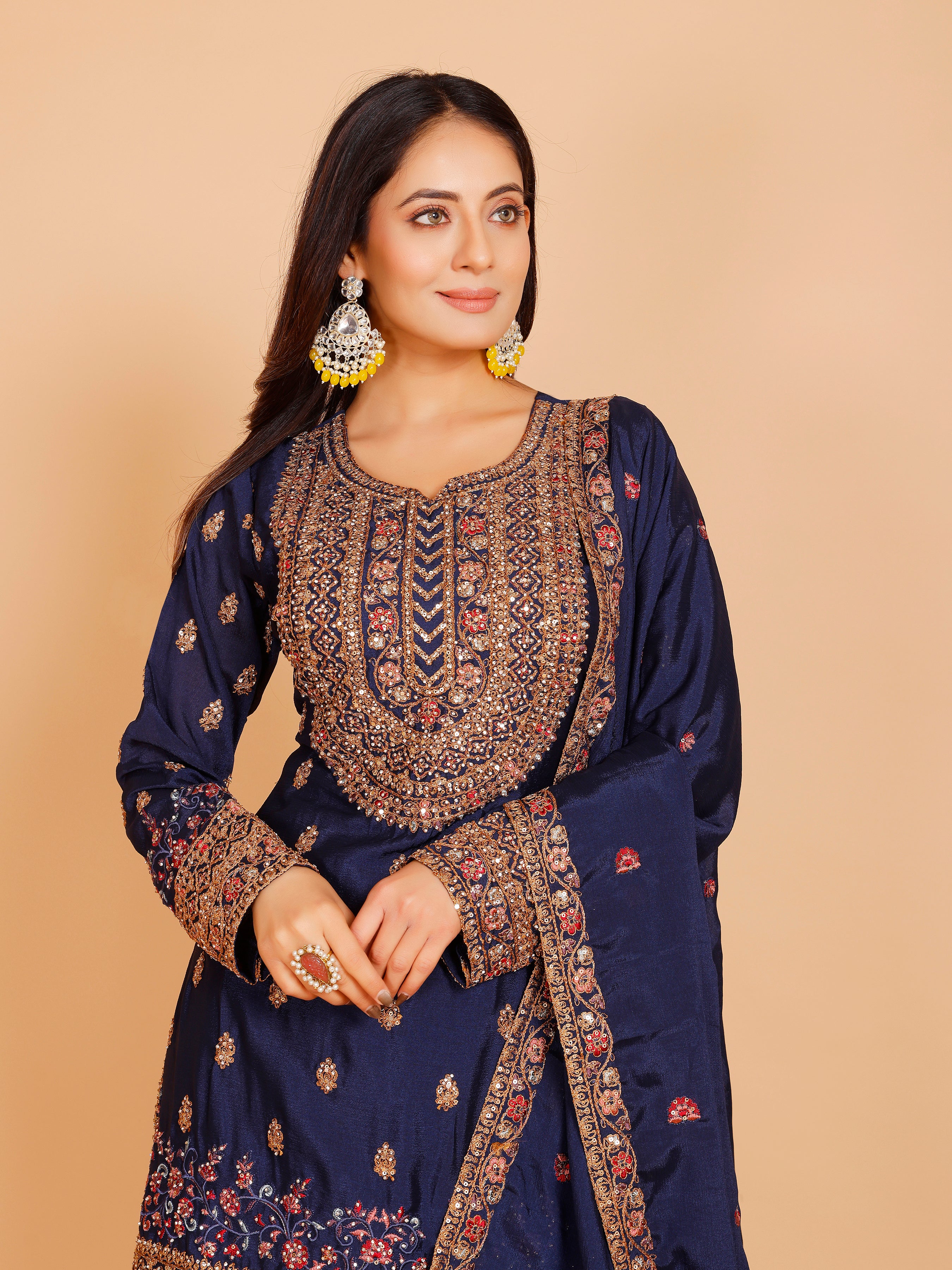 Divya Palazzo Suit