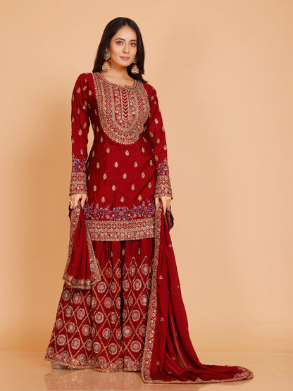 Divya Palazzo Suit