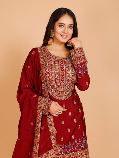 Divya Palazzo Suit
