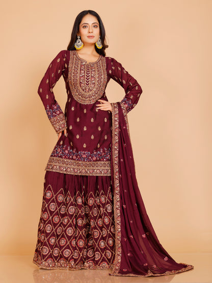 Divya Palazzo Suit