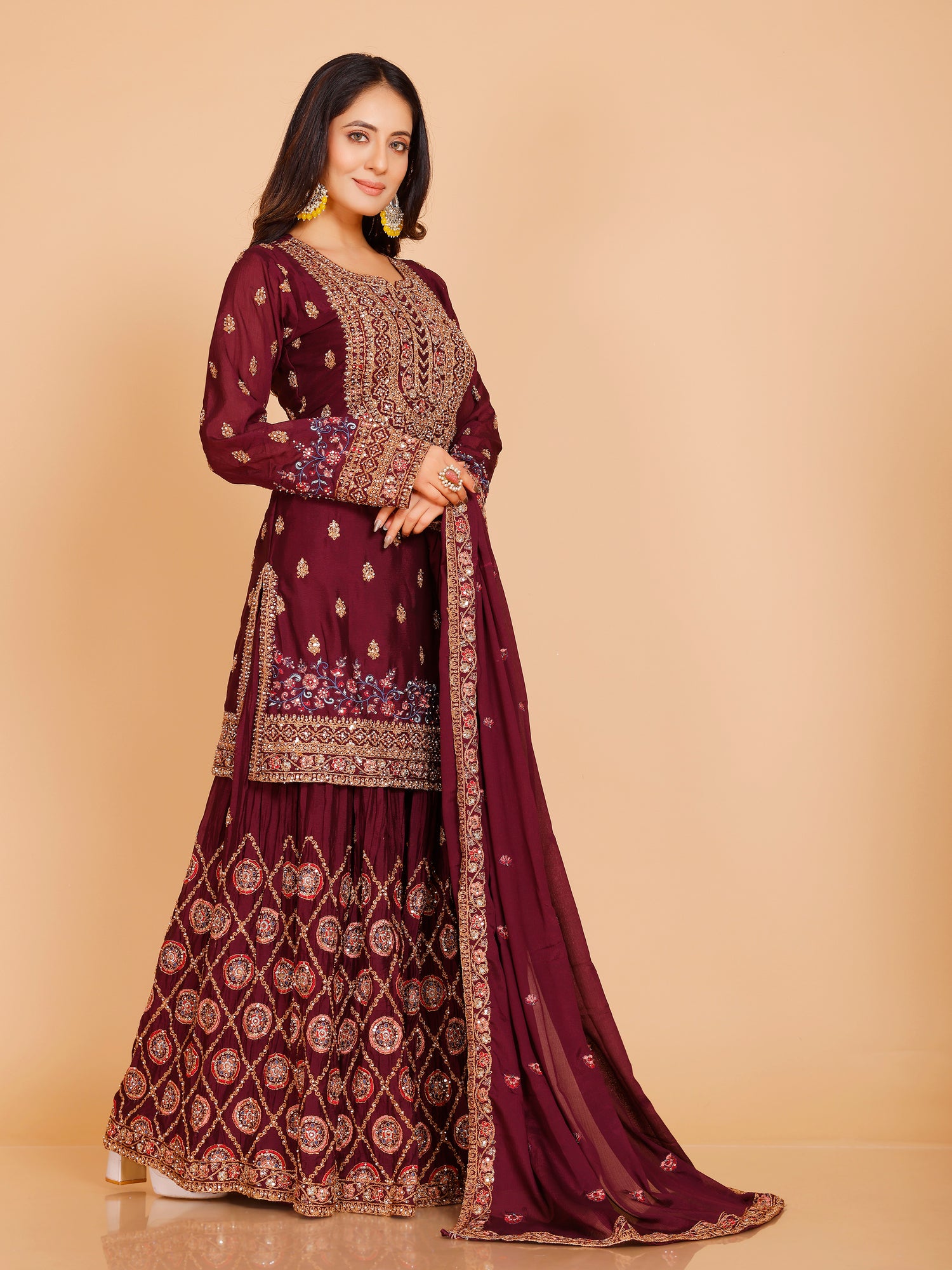 Divya Palazzo Suit