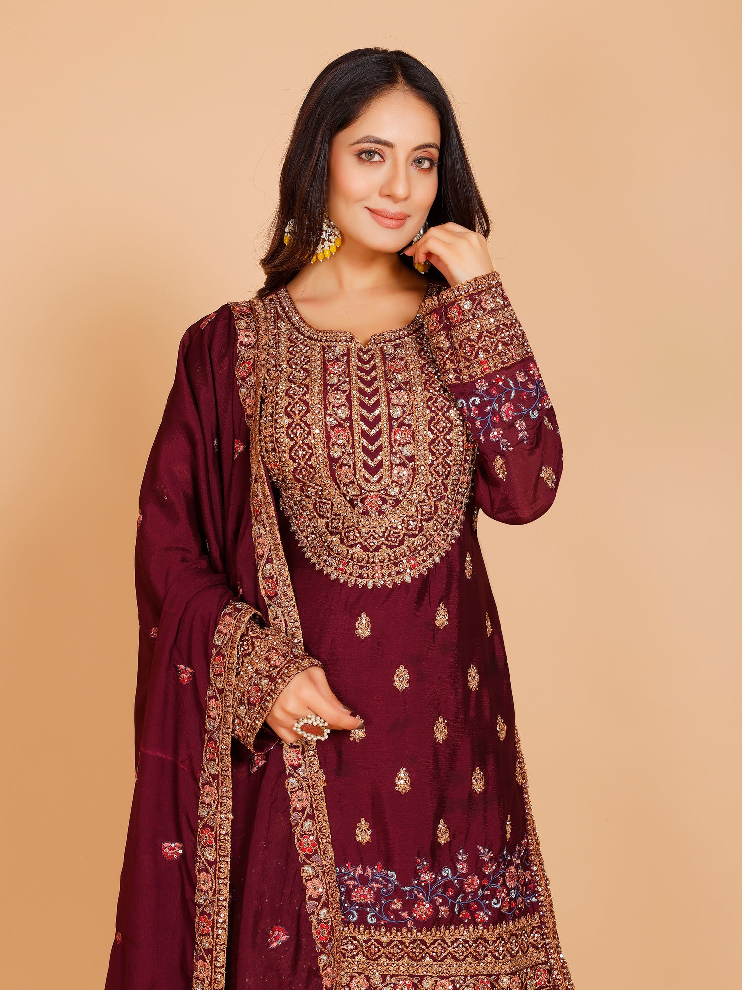 Divya Palazzo Suit