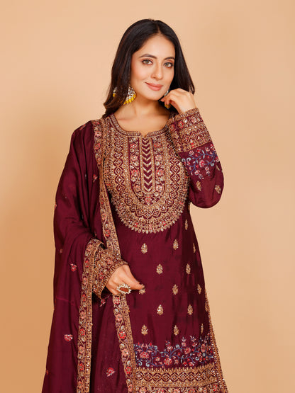 Divya Palazzo Suit