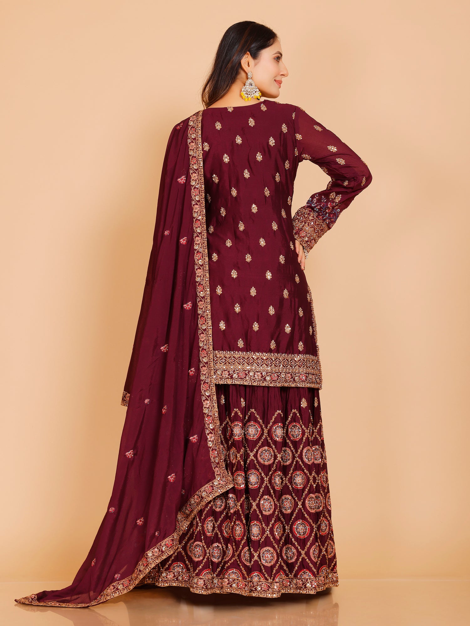 Divya Palazzo Suit