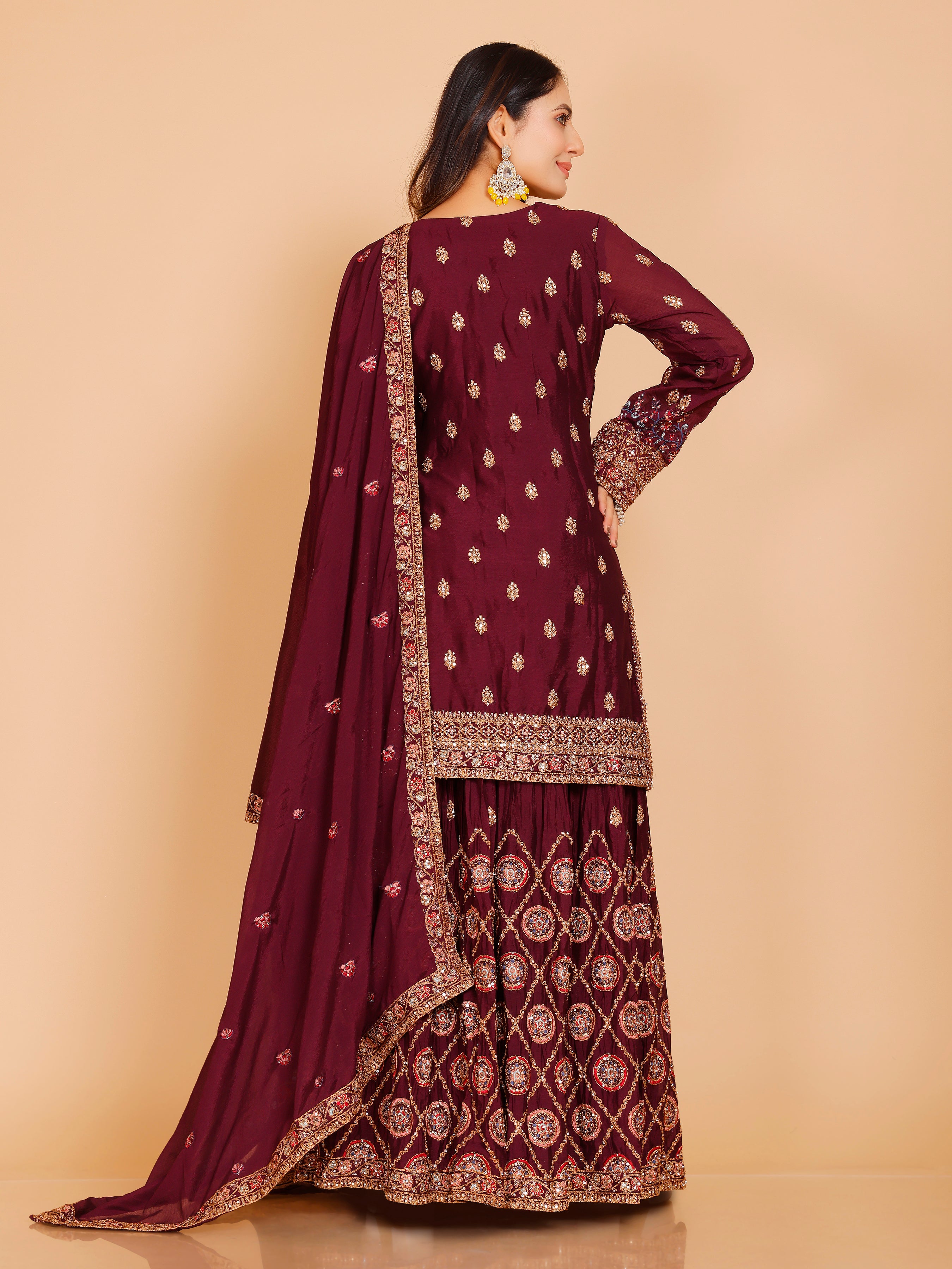 Divya Palazzo Suit