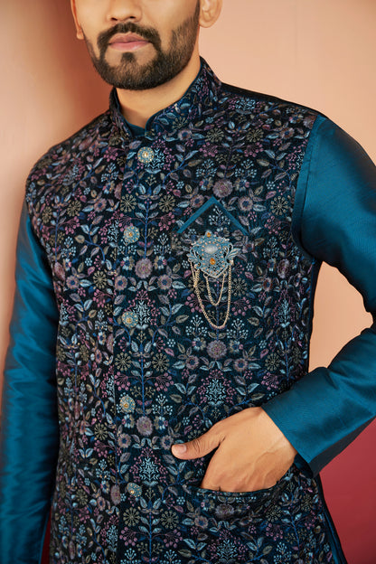 Mens Kurta Set With Jacket