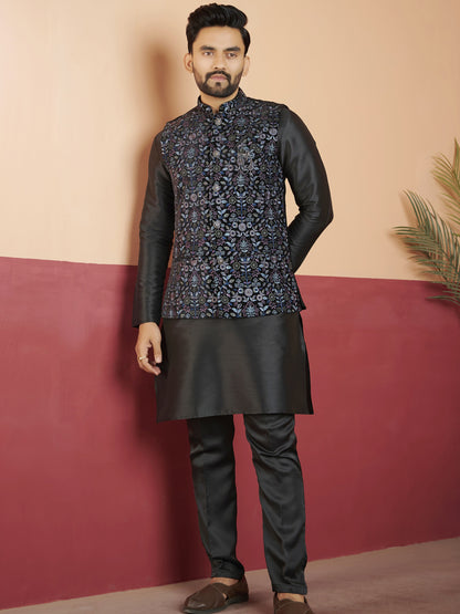 Mens Kurta Set With Jacket