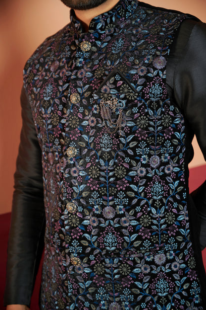 Mens Kurta Set With Jacket
