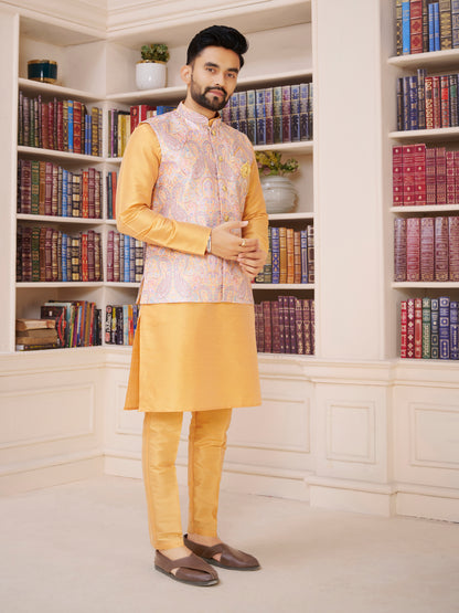 Mens Kurta Set With Jacket