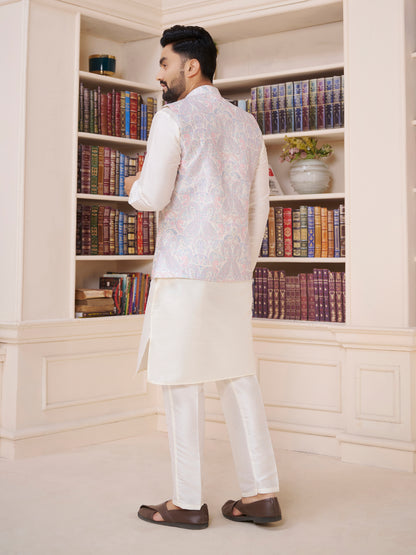 Mens Kurta Set With Jacket
