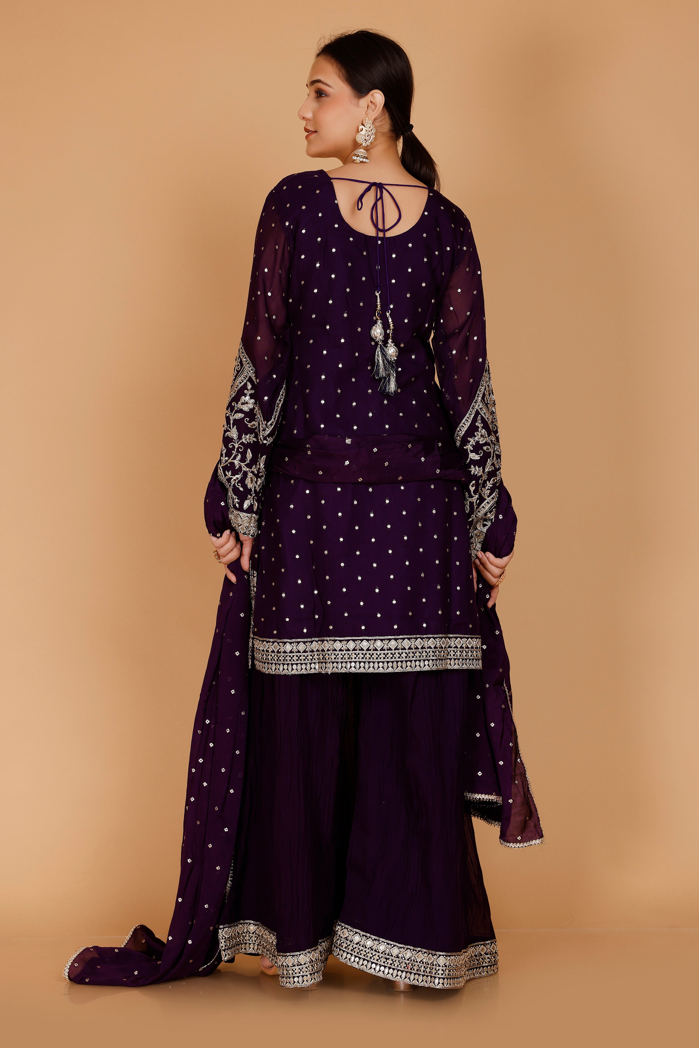 Tiyana Palazoo Suit - Roop Darshan