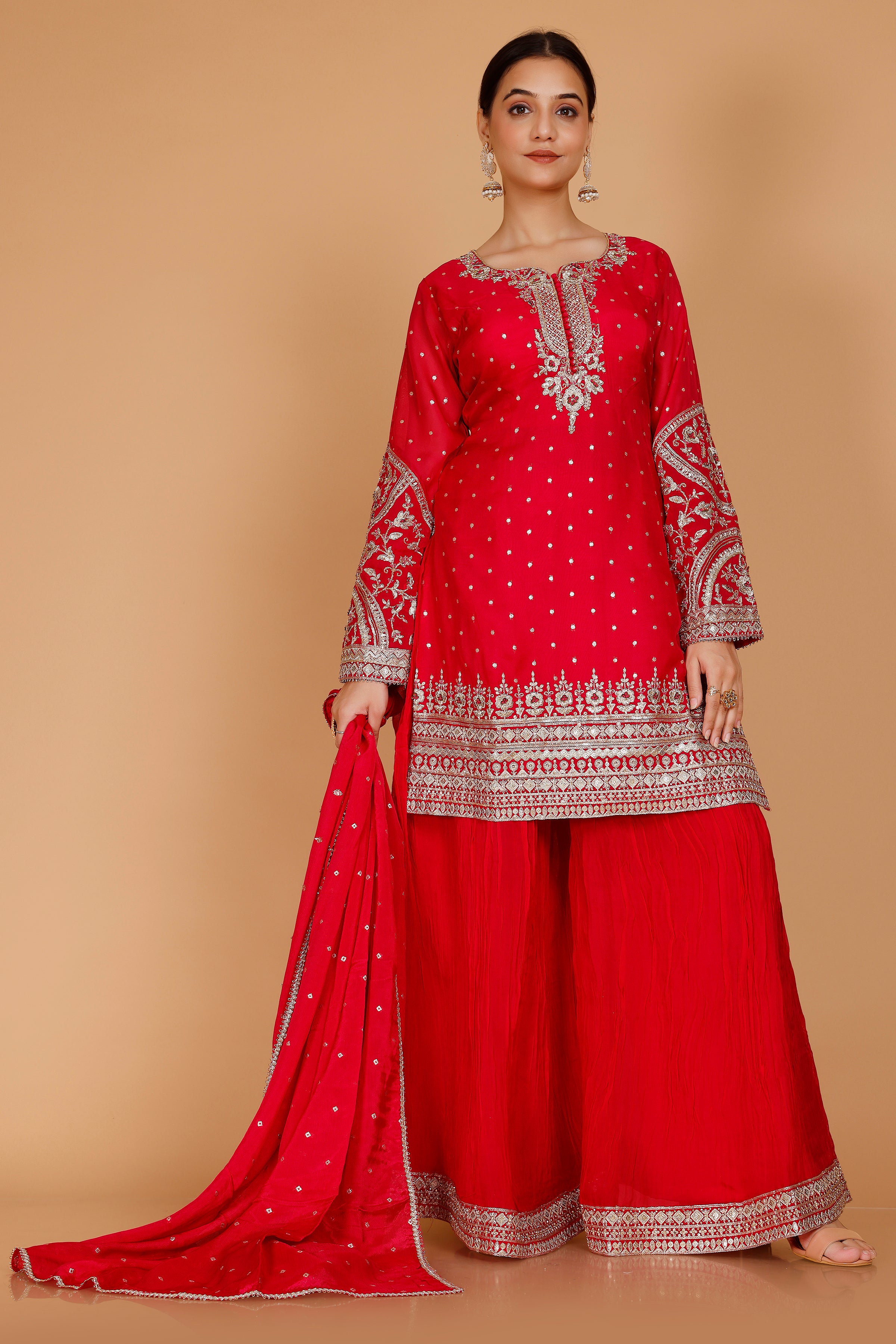 Tiyana Palazoo Suit - Roop Darshan