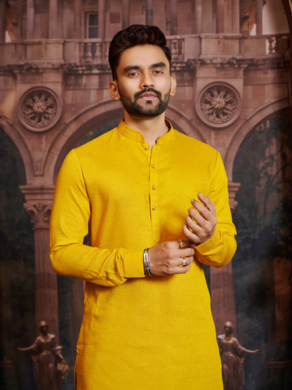 Mens Silk Kurta Set