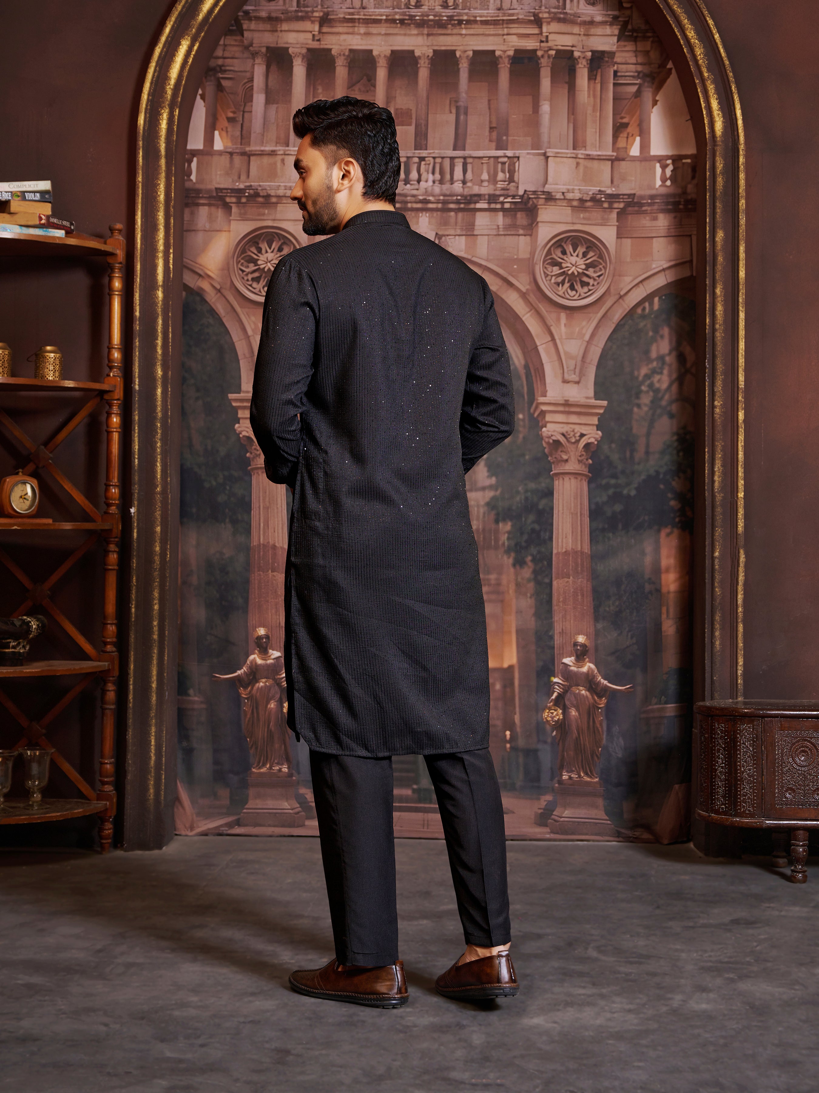 Mens Silk Kurta Set - Roop Darshan