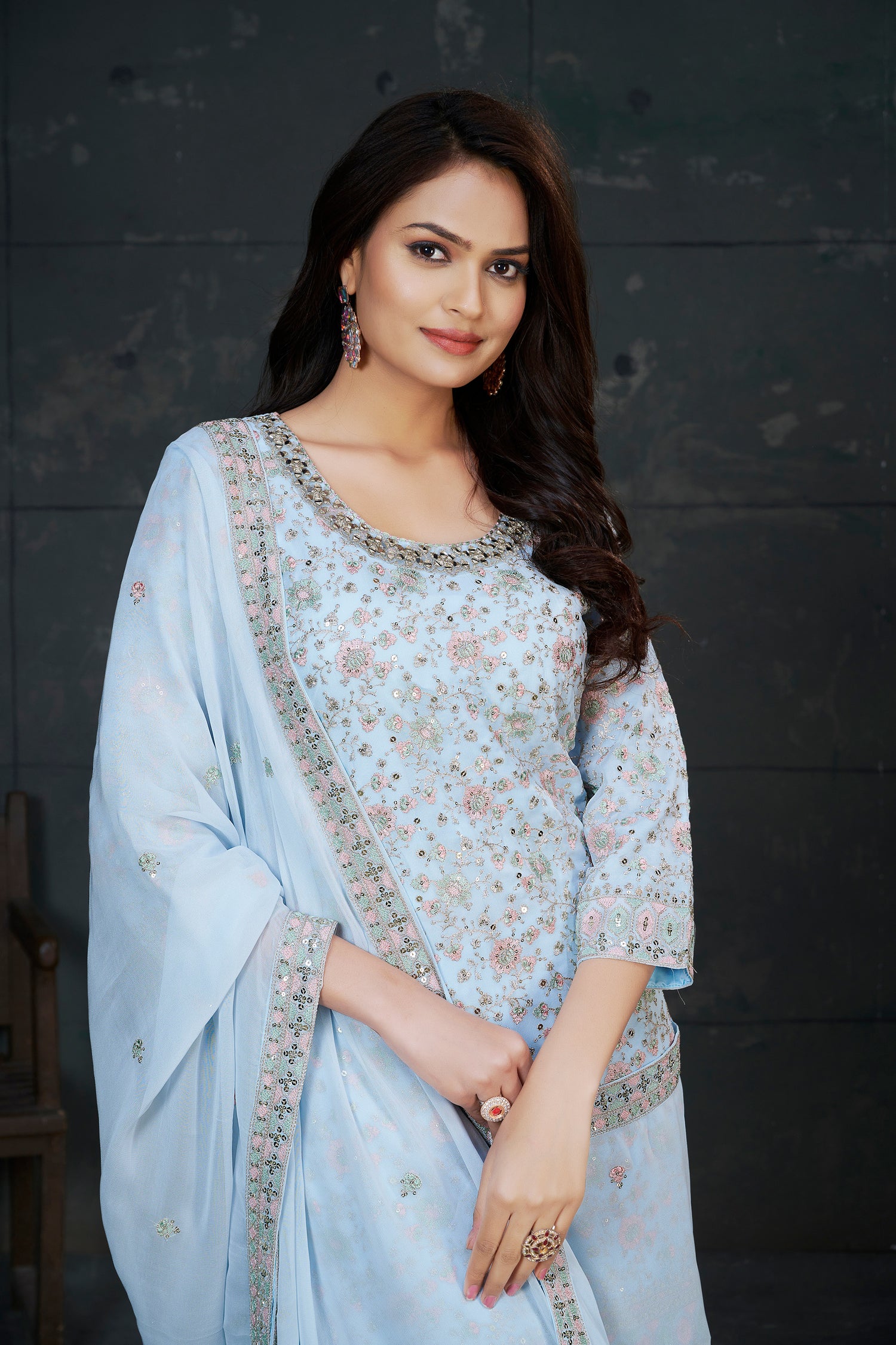 Wabisa Palazzo Suit - Roop Darshan