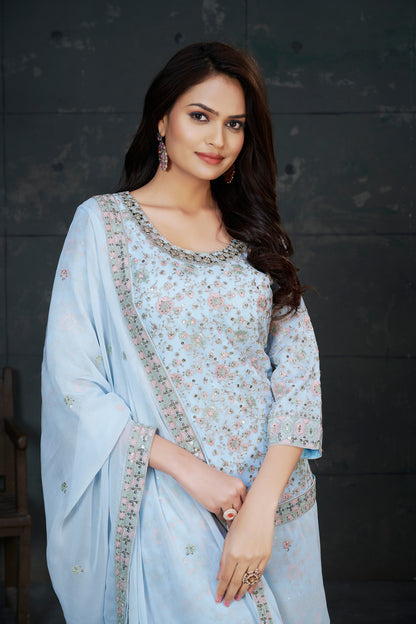 Wabisa Palazzo Suit - Roop Darshan
