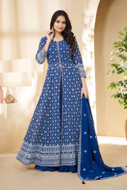 Naila Long Top Lehenga Suit - Roop Darshan