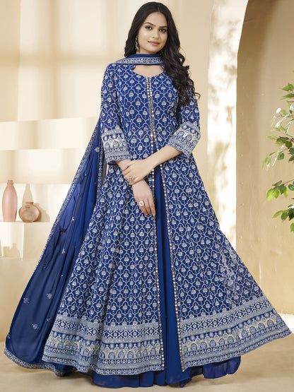 Naila Long Top Lehenga Suit - Roop Darshan