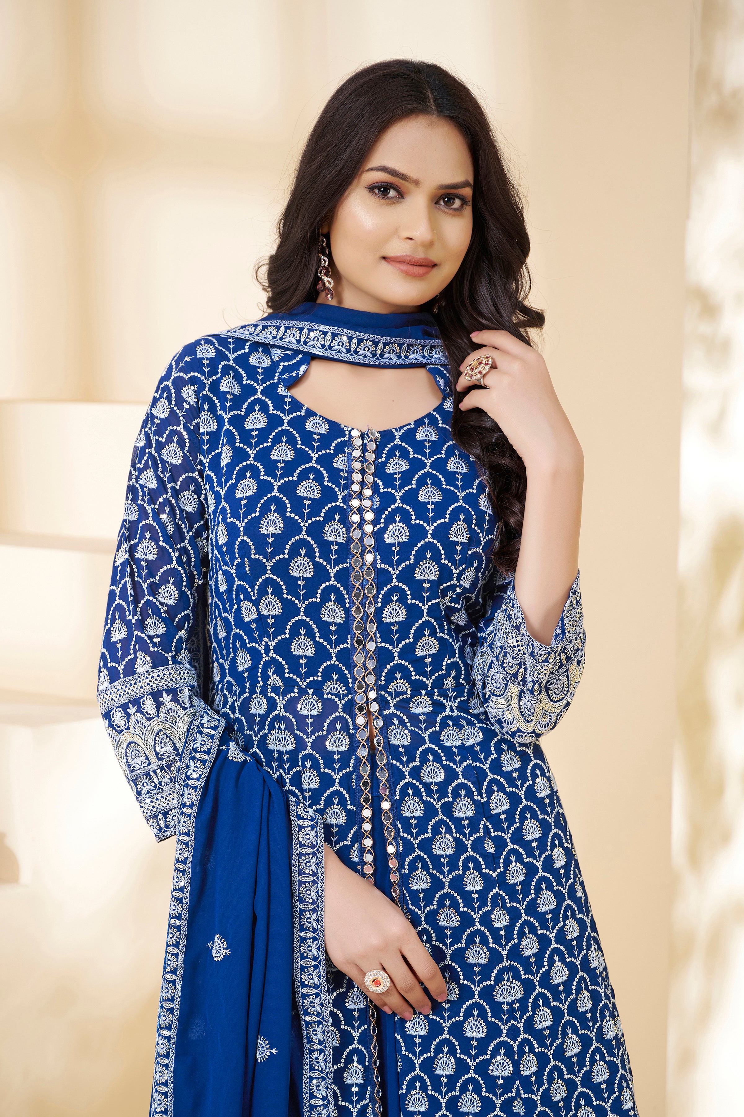 Naila Long Top Lehenga Suit - Roop Darshan