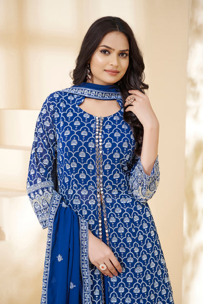Naila Long Top Lehenga Suit - Roop Darshan