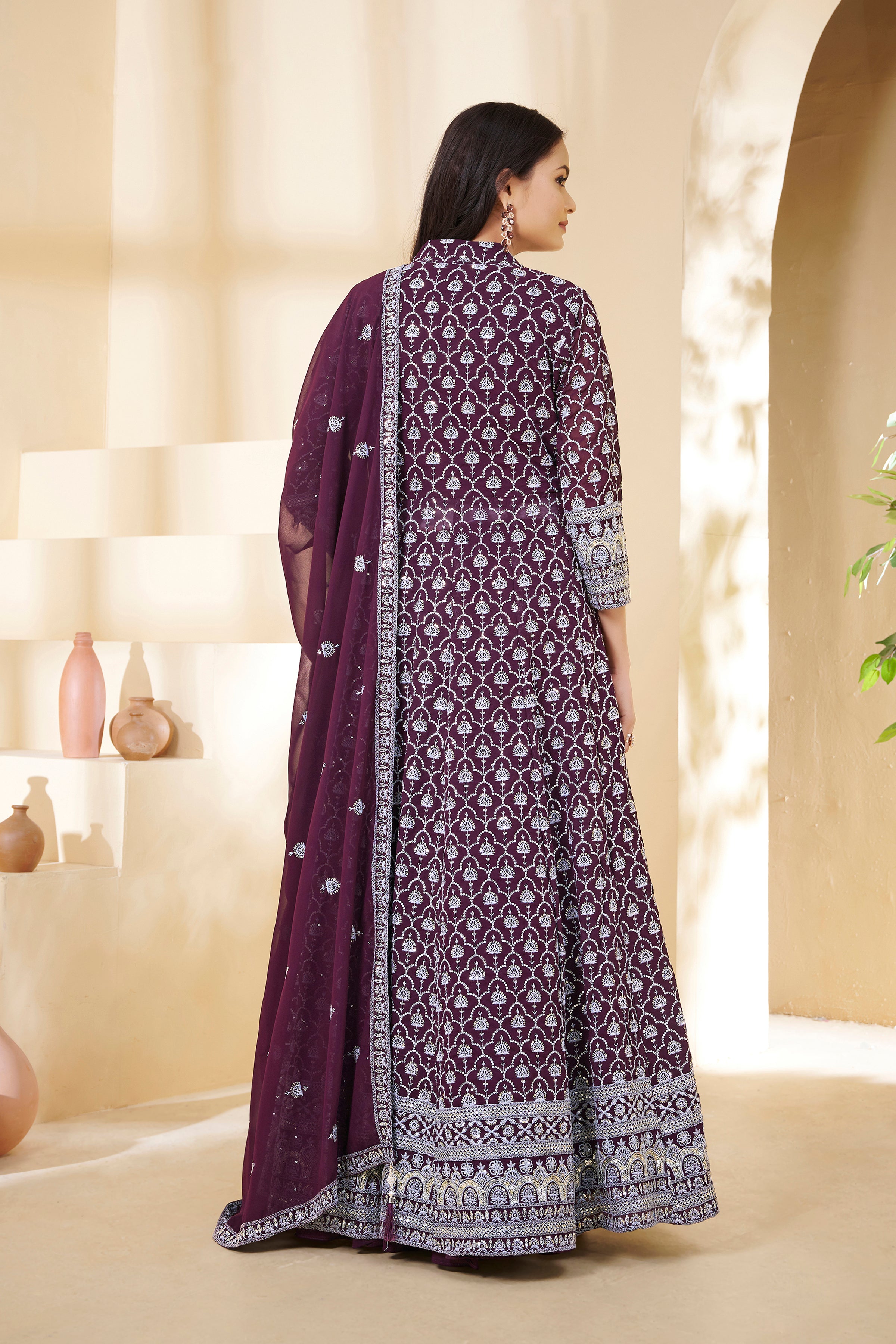 Naila Long Top Lehenga Suit - Roop Darshan