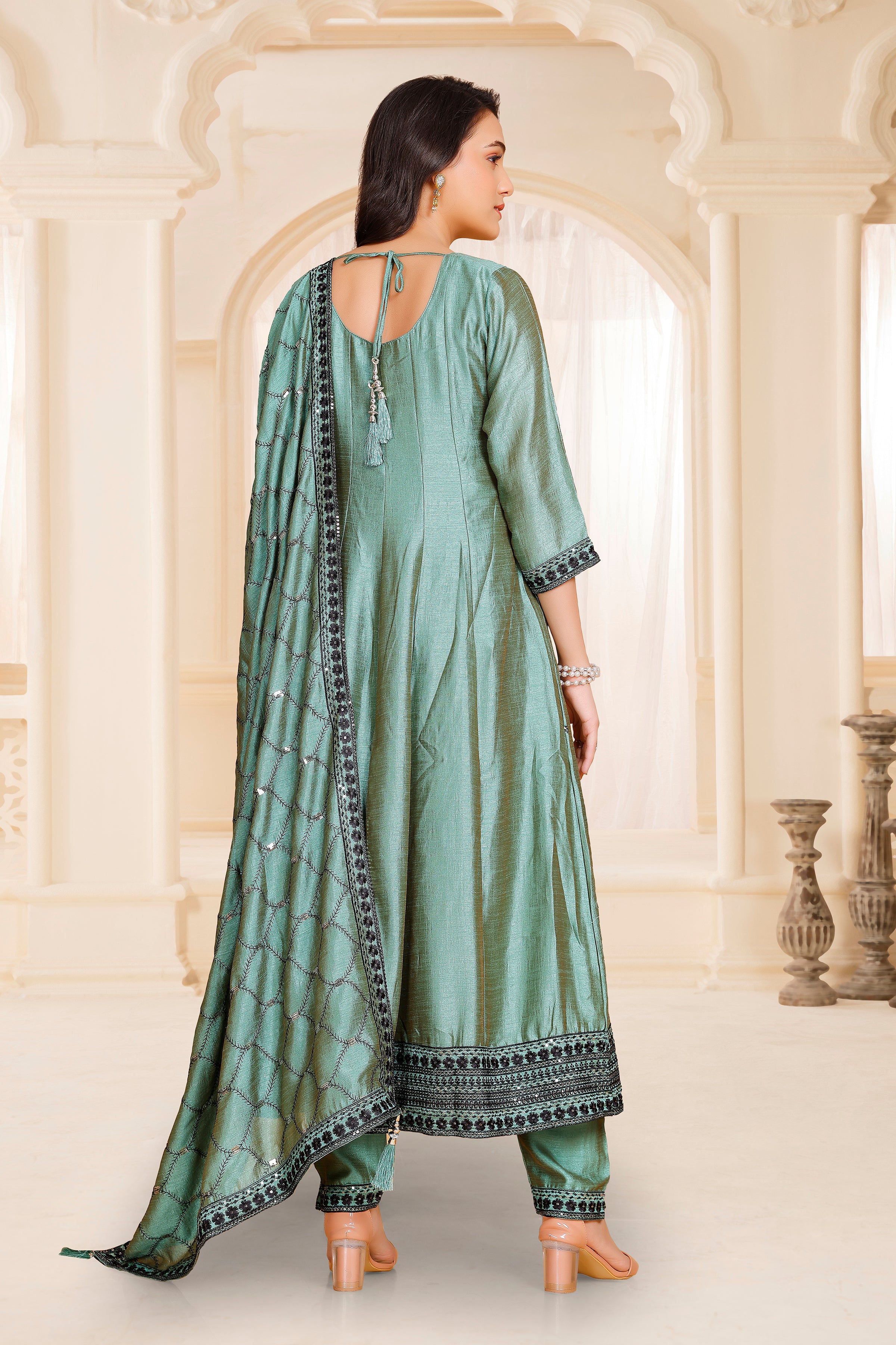 Rishma Flair Kamiz &amp; Pant - Roop Darshan