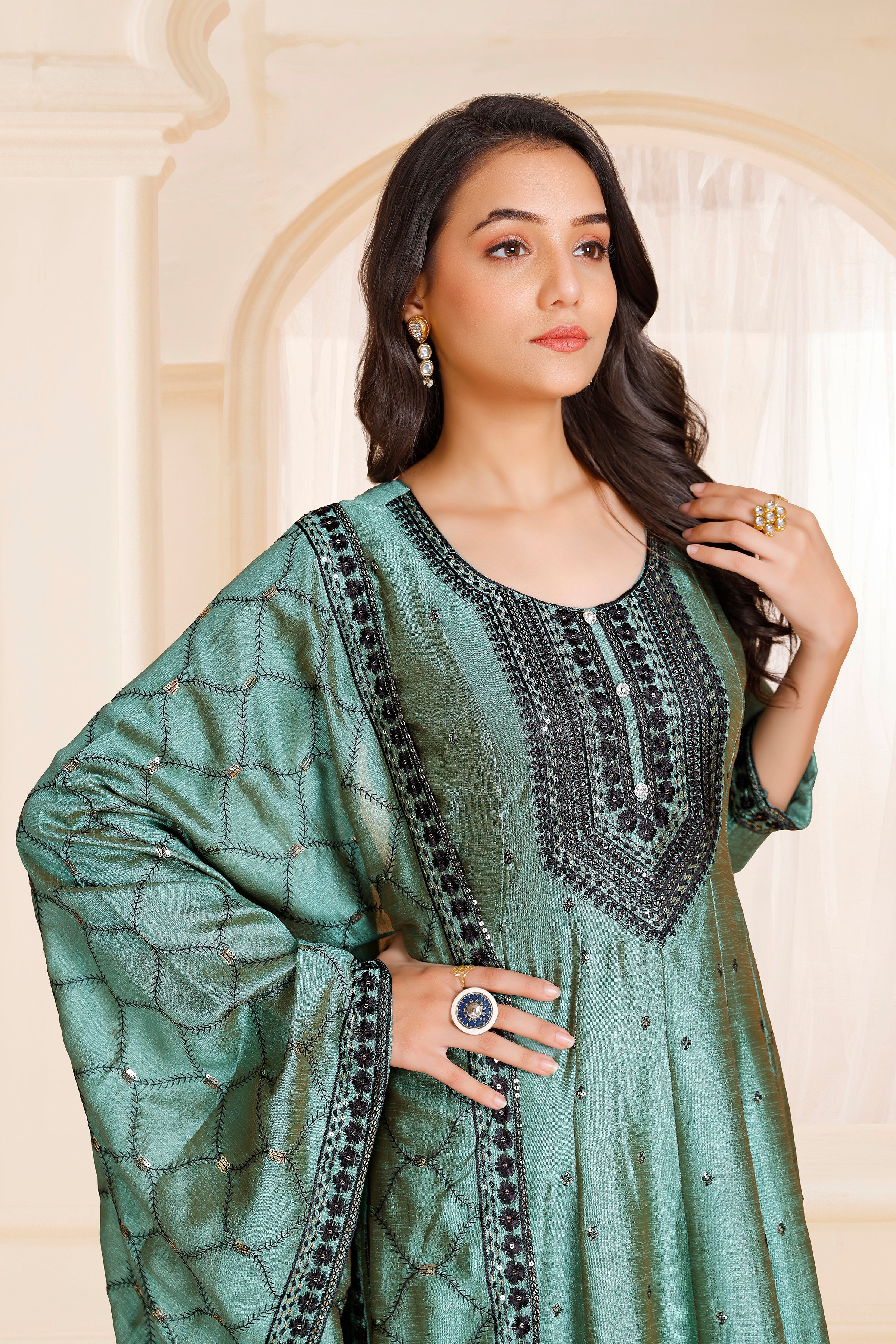 Rishma Flair Kamiz &amp; Pant - Roop Darshan