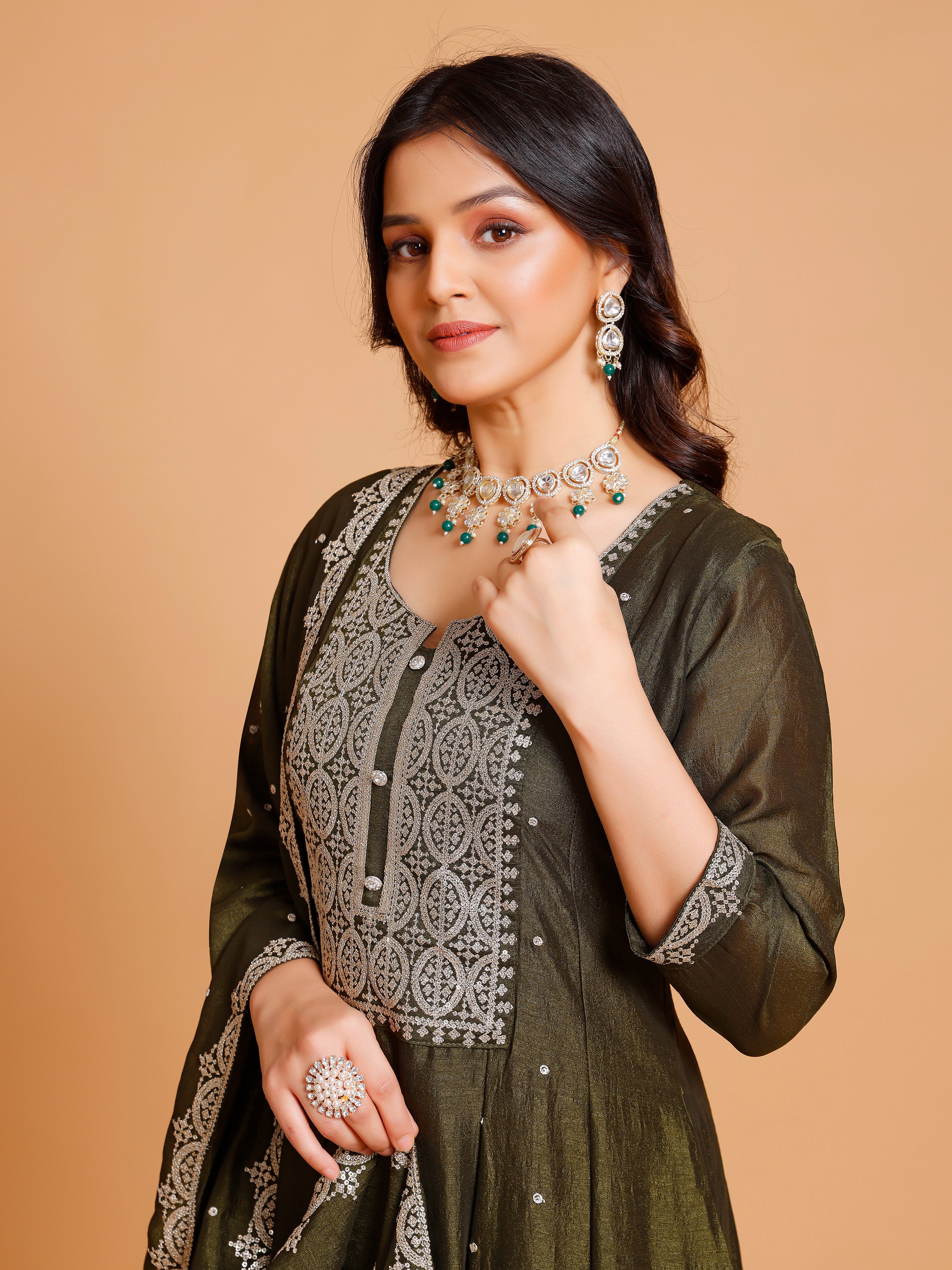 Jiya Flair Kamiz &amp; Pant - Roop Darshan