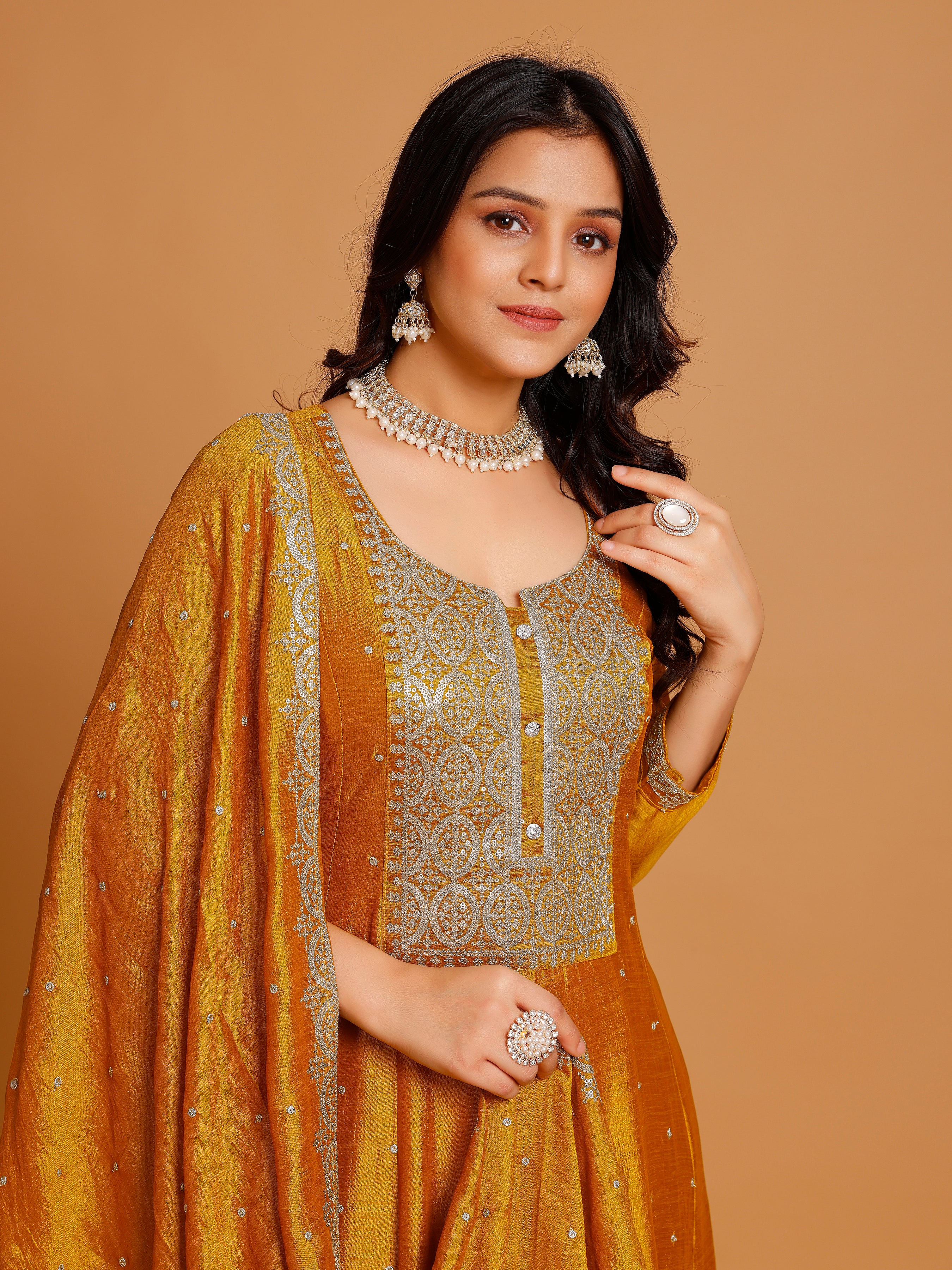 Jiya Flair Kamiz &amp; Pant - Roop Darshan