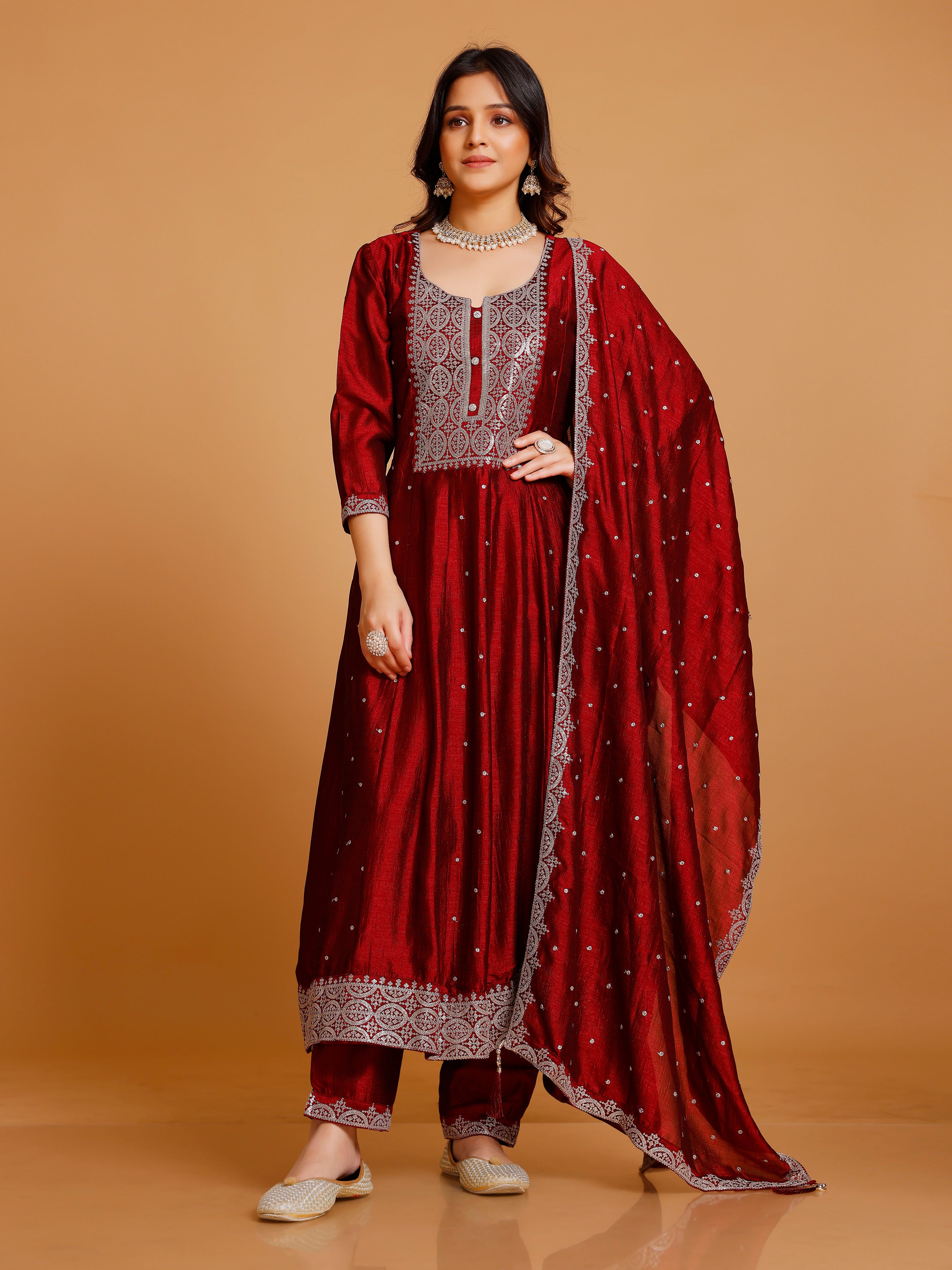 Jiya Flair Kamiz &amp; Pant - Roop Darshan