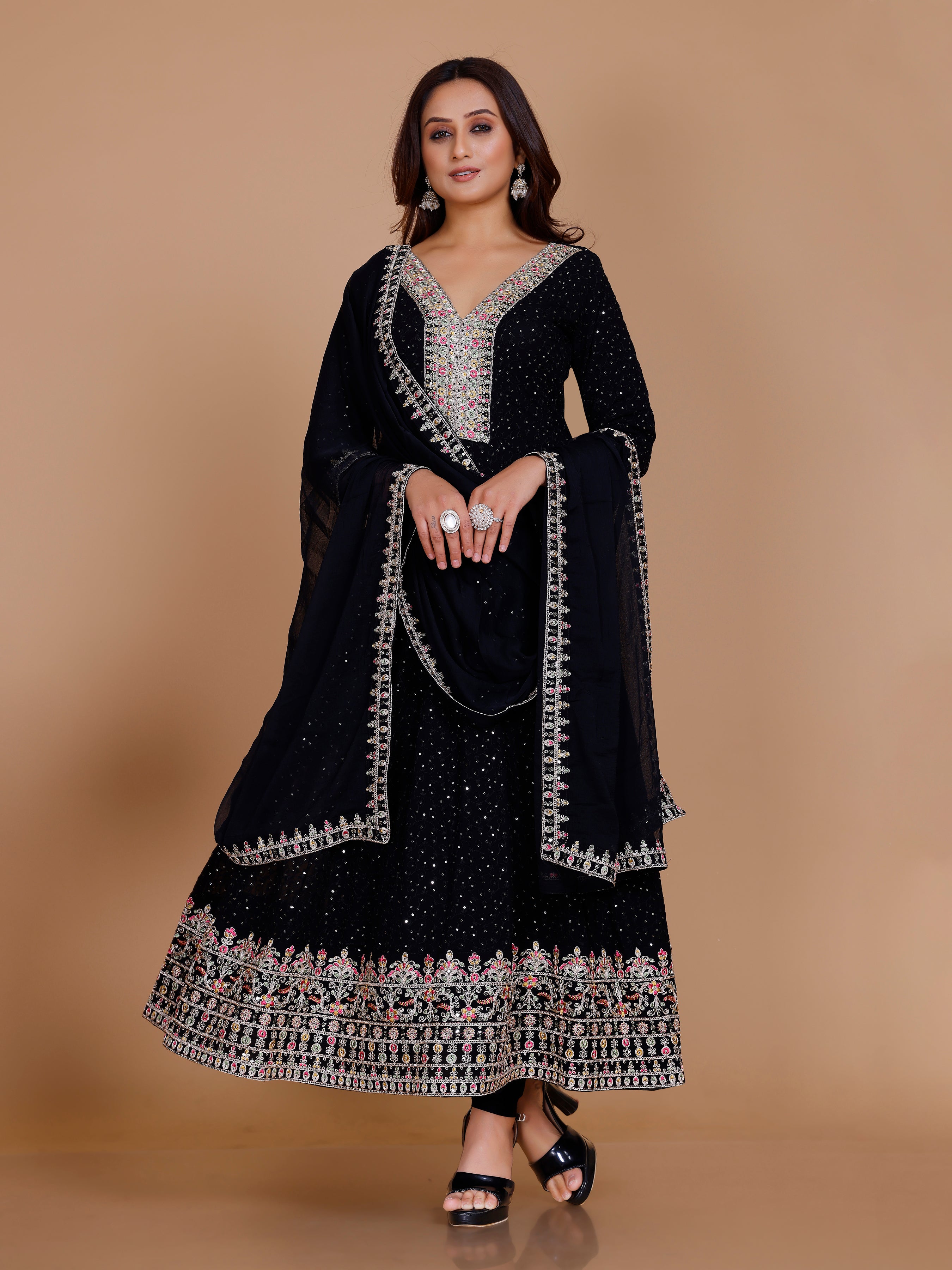 Jemika Flair Kamiz &amp; Pant - Roop Darshan