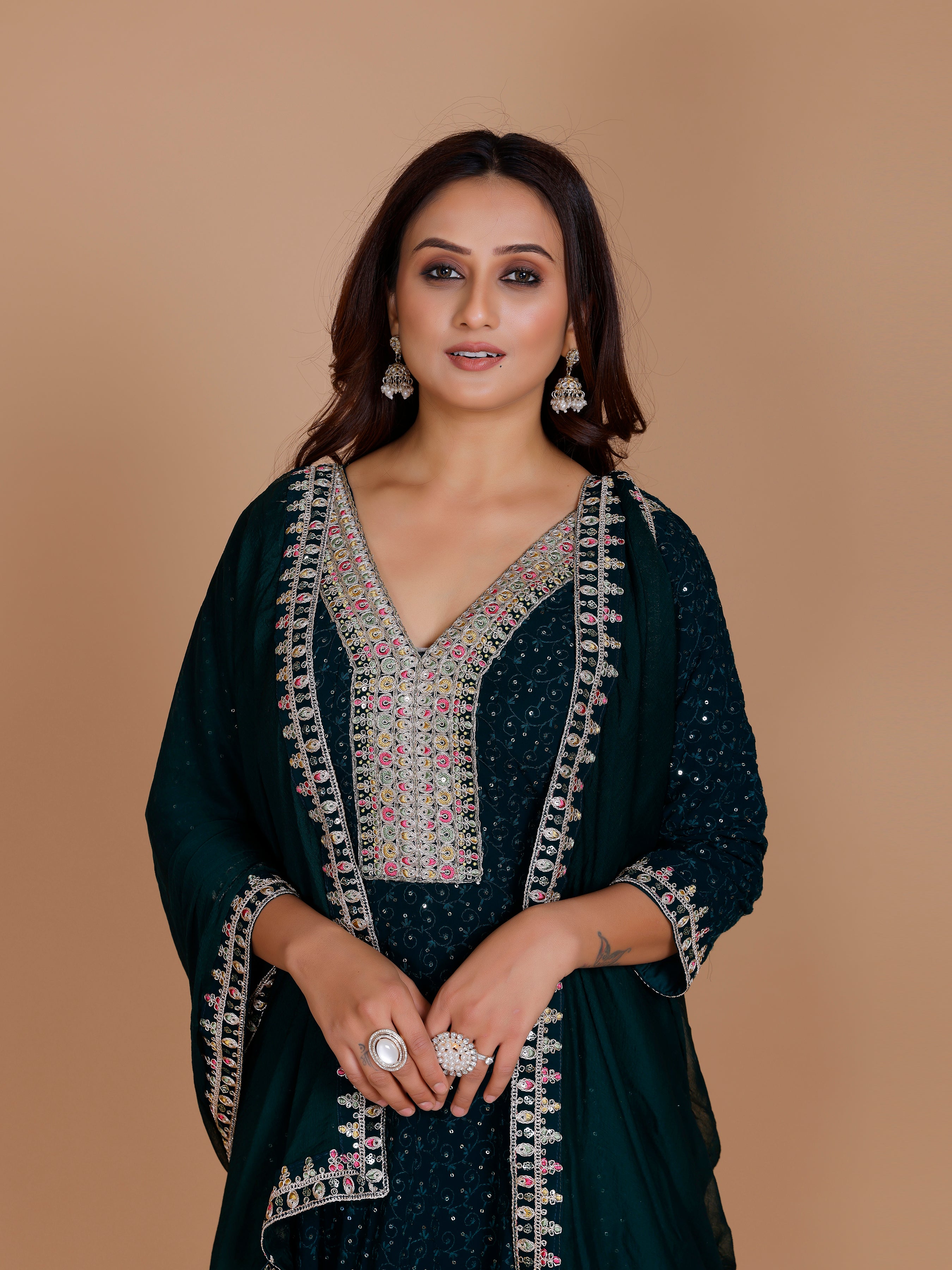Jemika Flair Kamiz &amp; Pant - Roop Darshan
