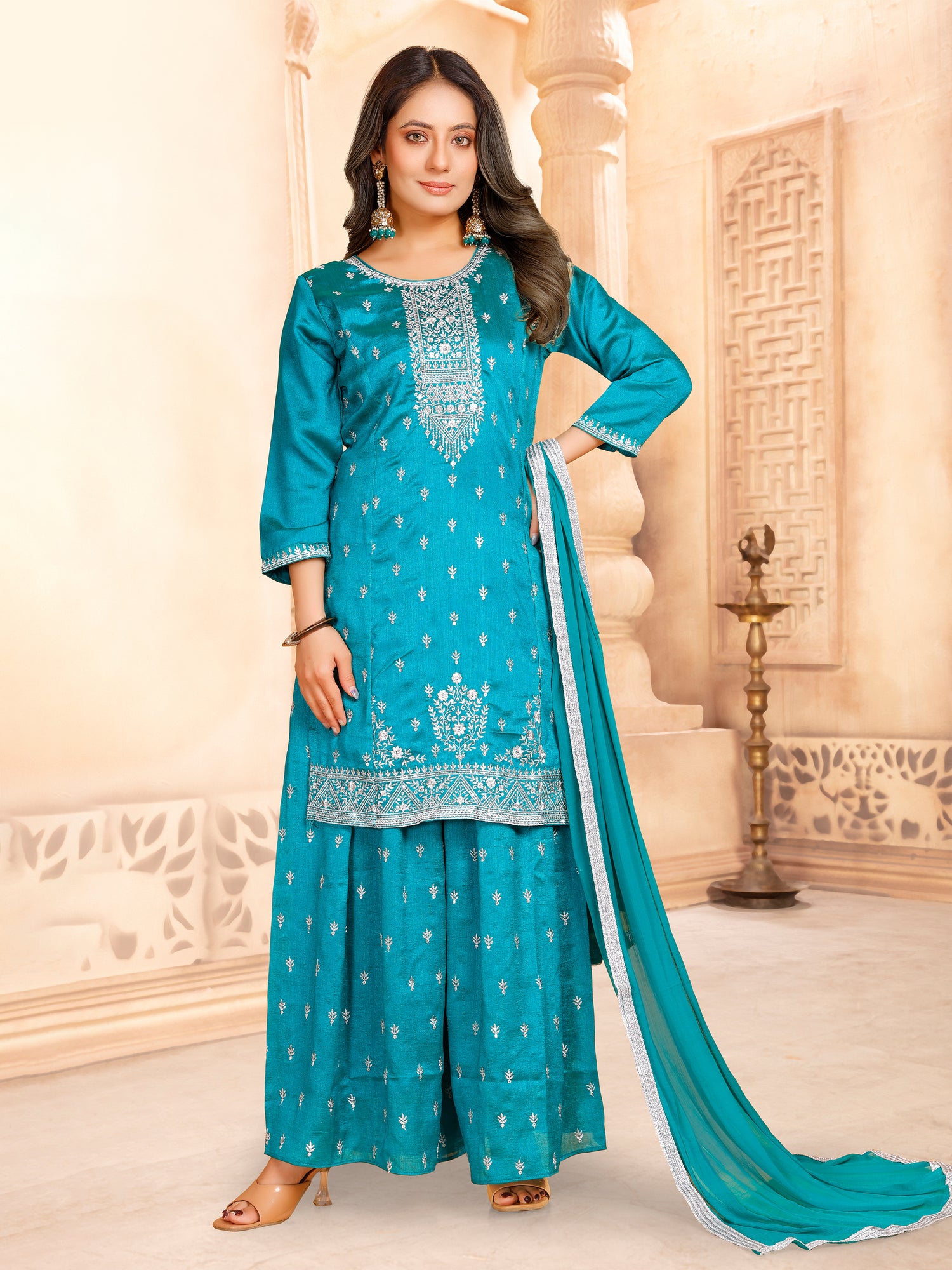 Nisha Palazzo Suit