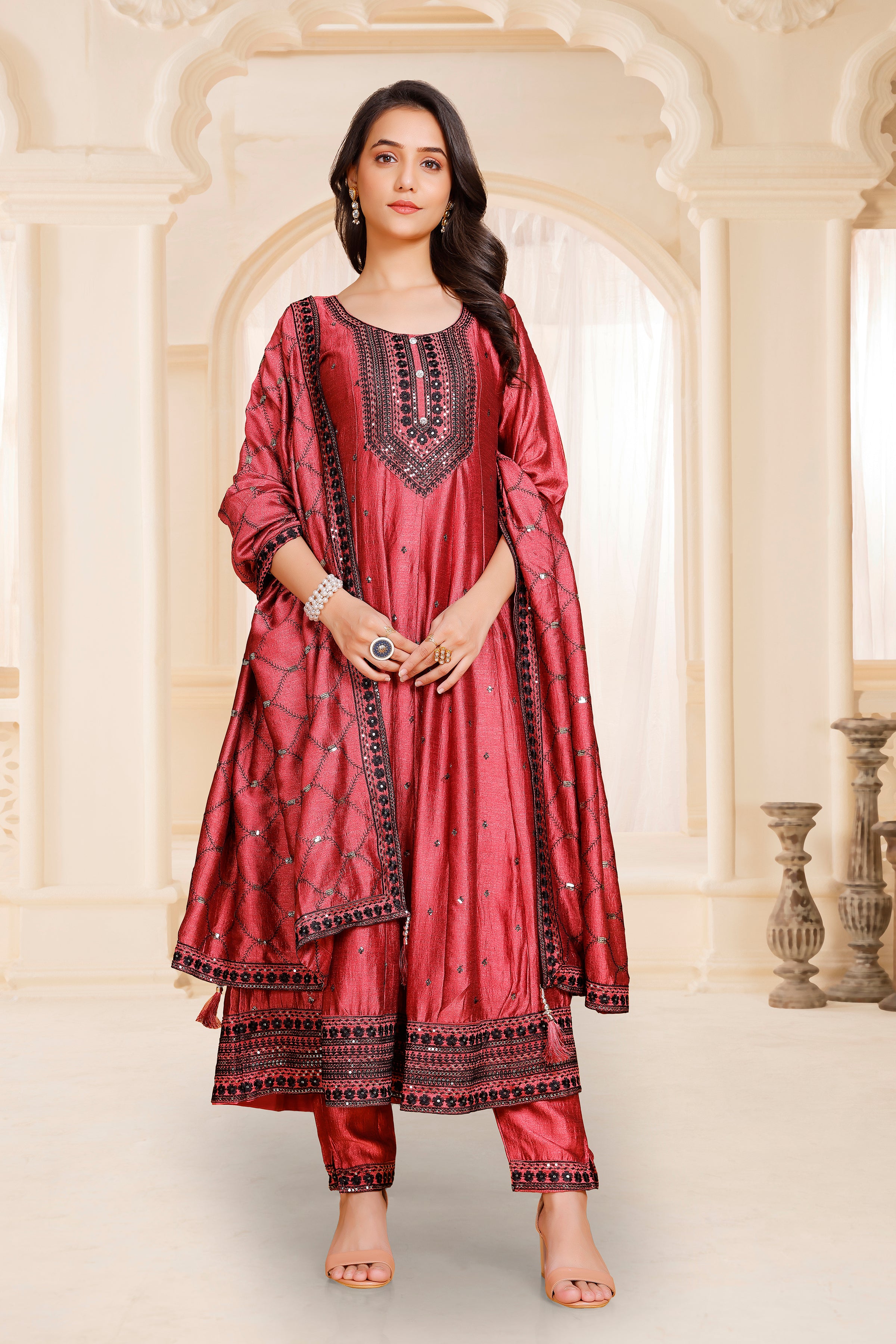 Rishma Flair Kamiz &amp; Pant - Roop Darshan