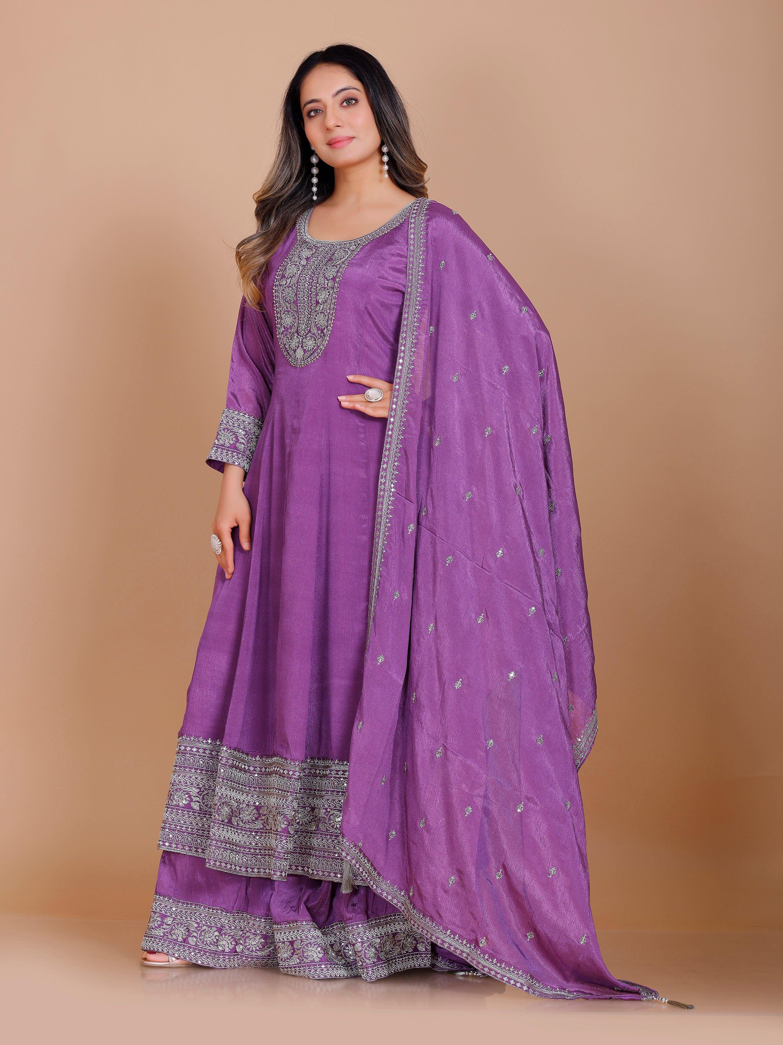Arika Palazzo Suit - Roop Darshan