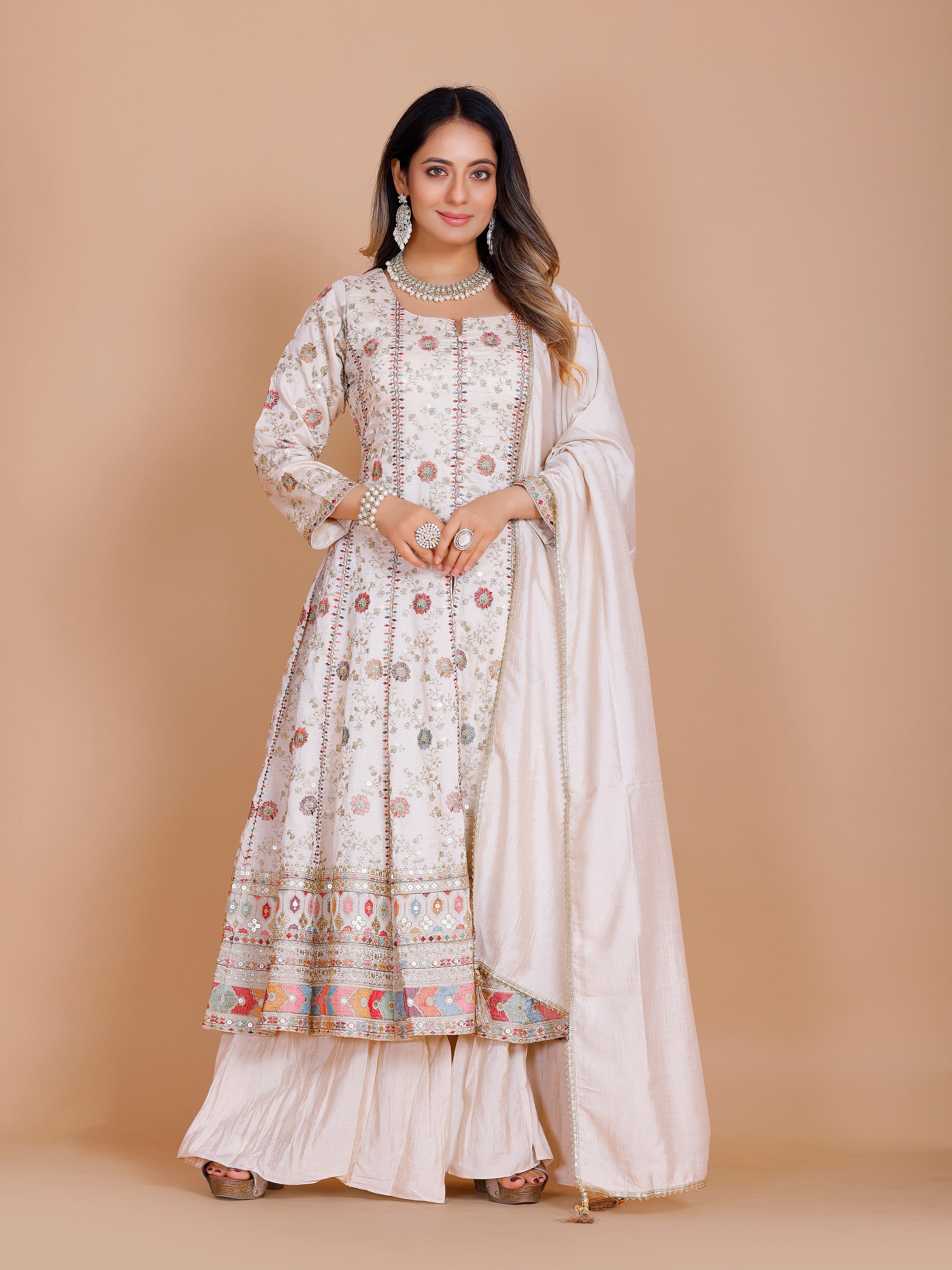 Kareena Palazzo Suit - Roop Darshan