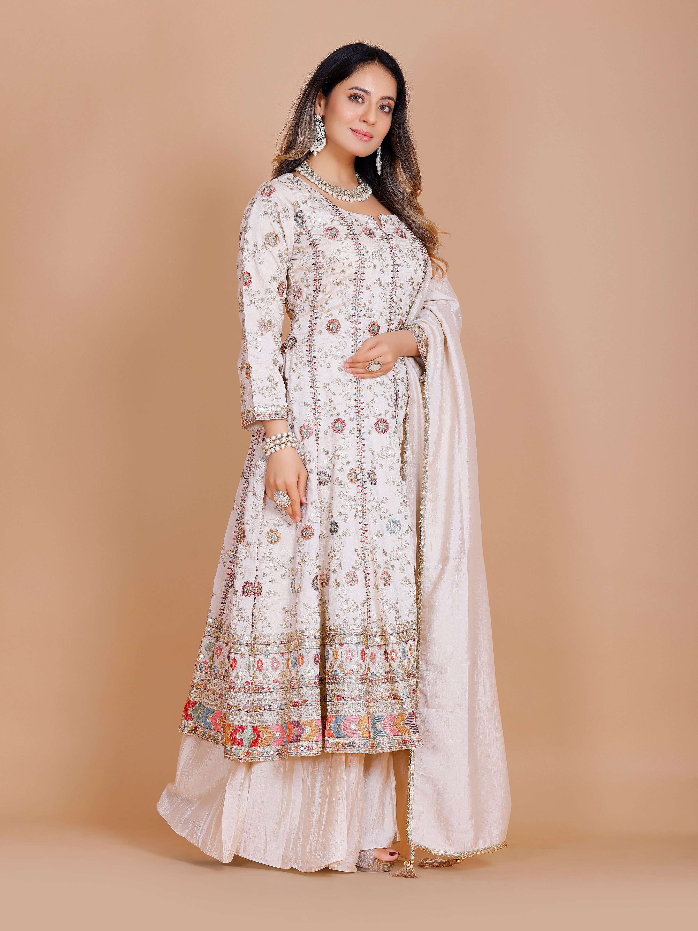 Kareena Palazzo Suit - Roop Darshan