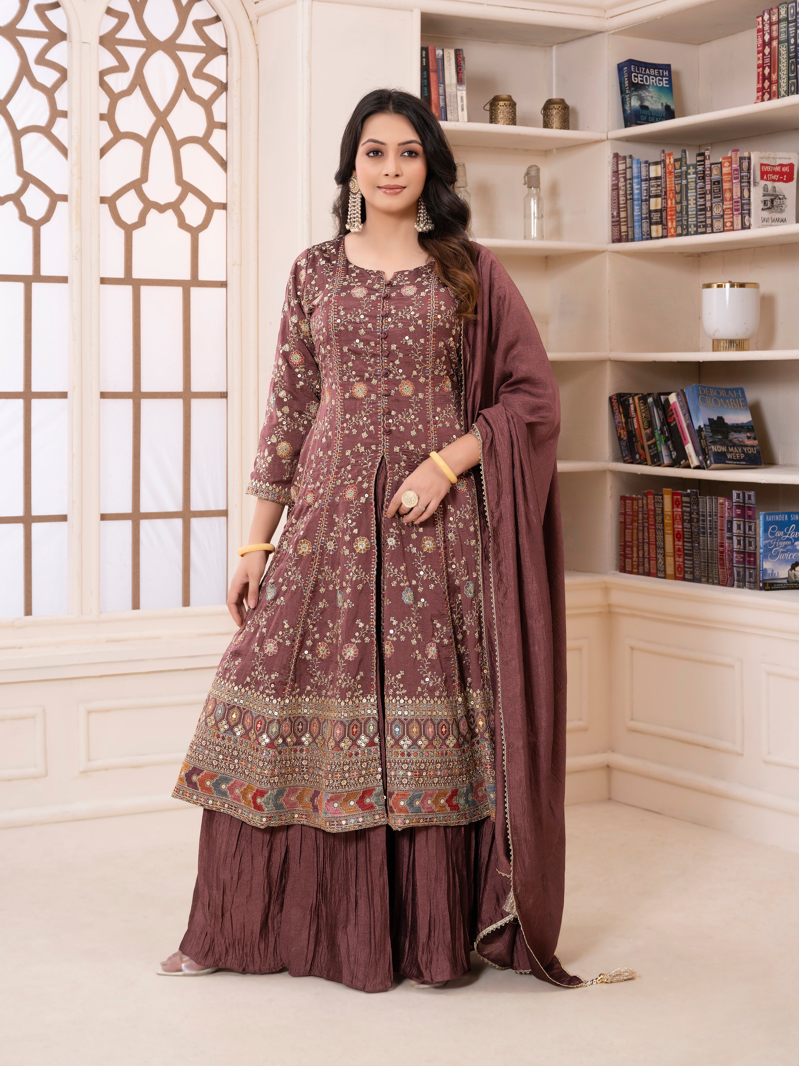 Kareena Palazzo Suit - Roop Darshan