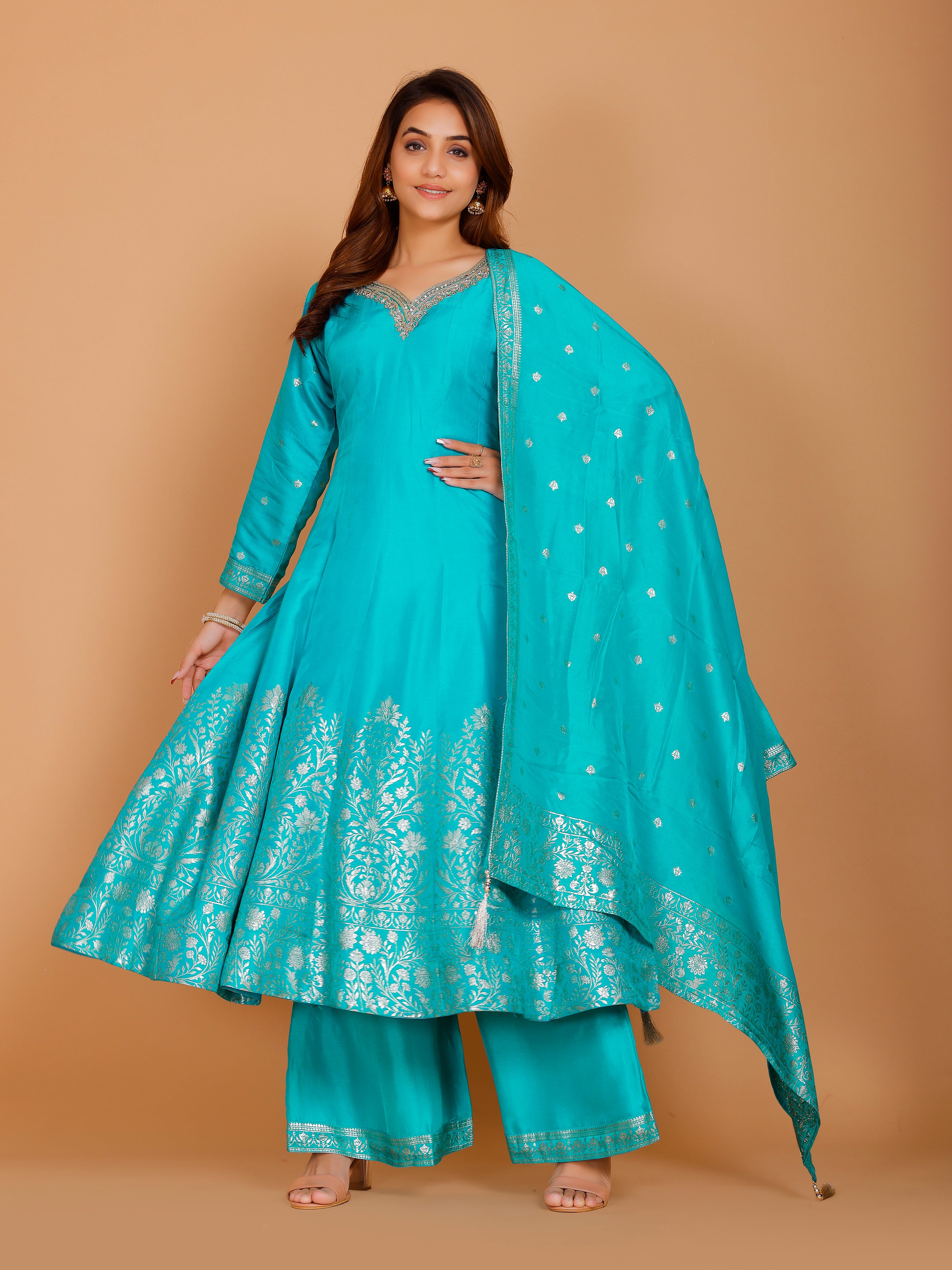 Inayat Flair Palazzo Suit - Roop Darshan