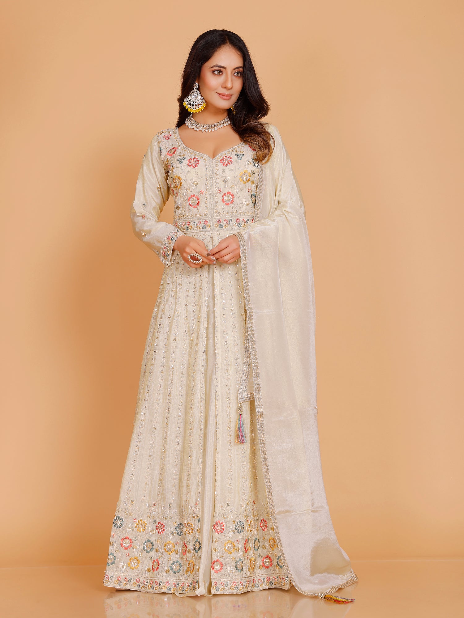Aliya Long Top Lahenga - Roop Darshan