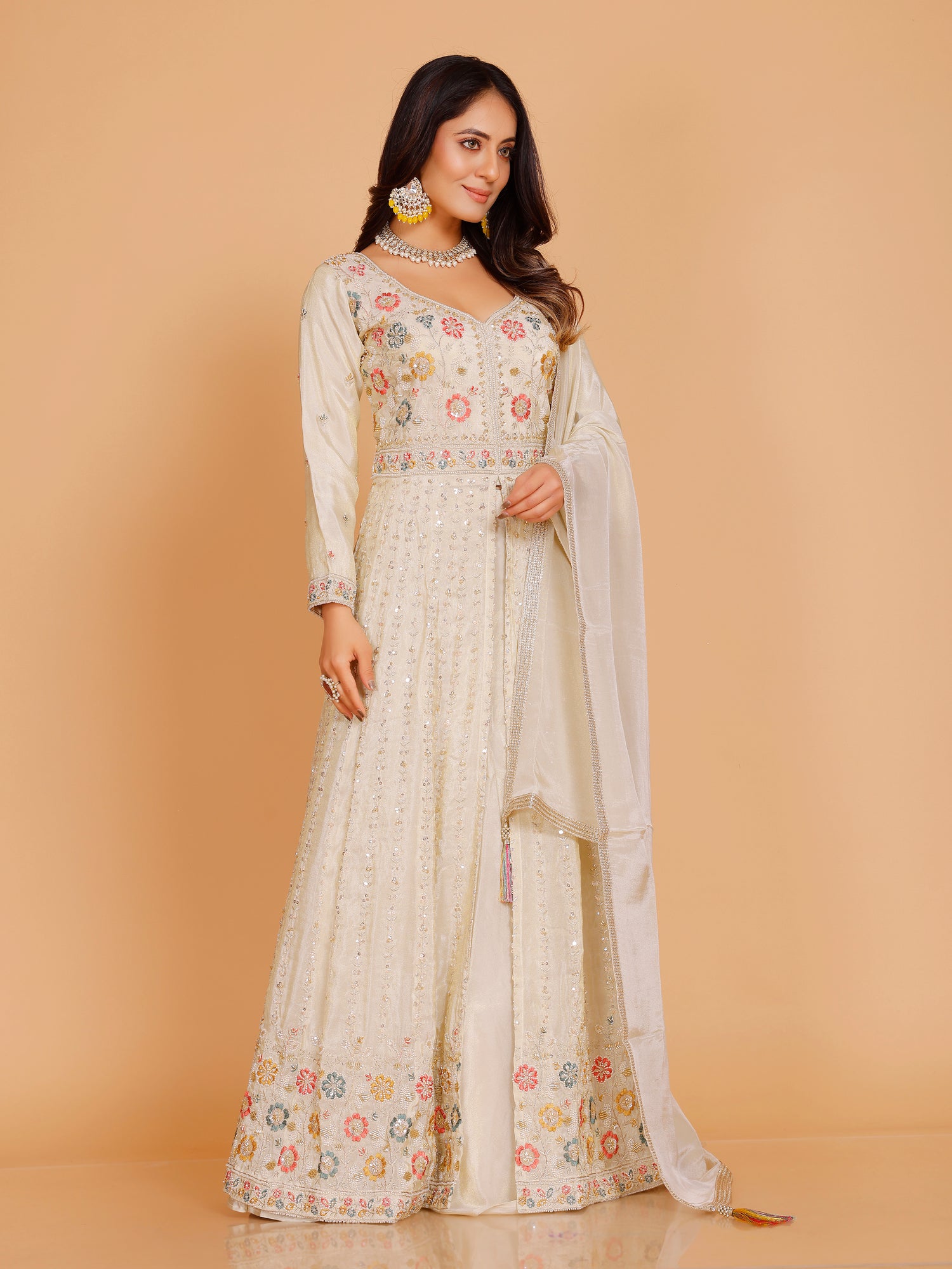 Aliya Long Top Lahenga - Roop Darshan