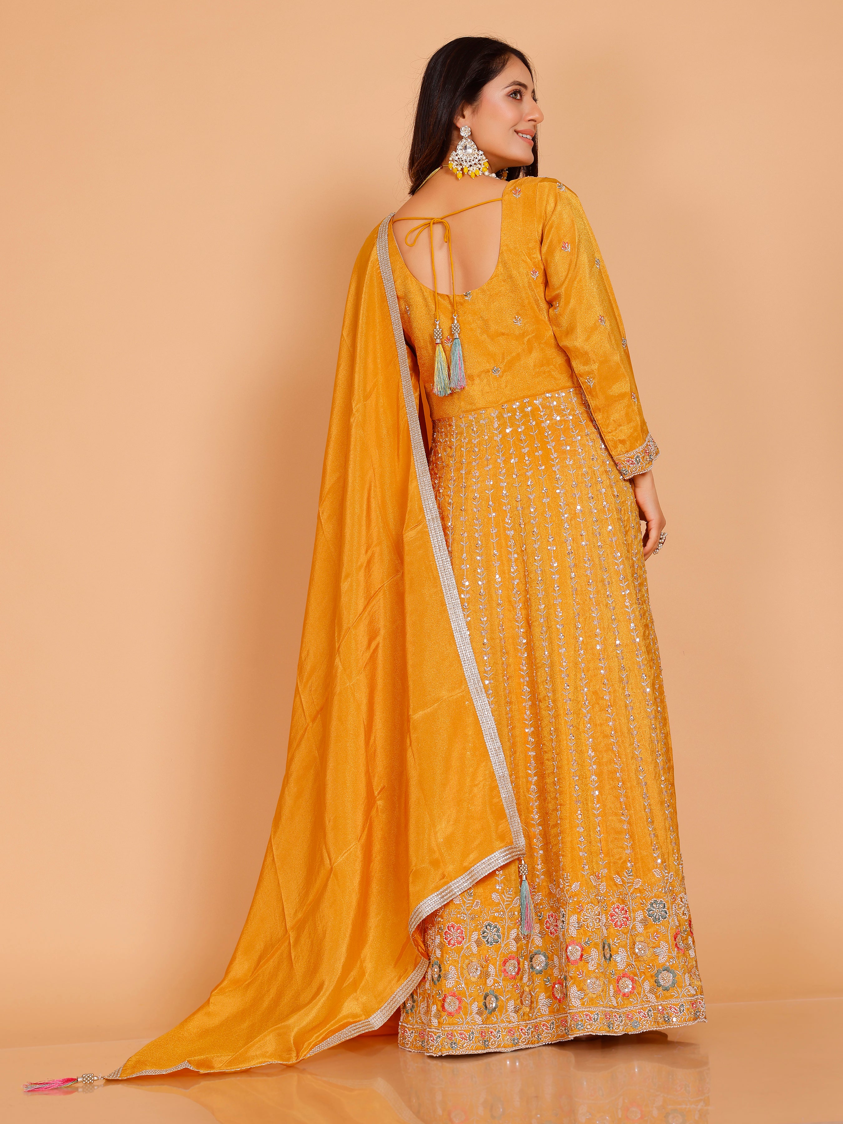 Aliya Long Top Lahenga - Roop Darshan