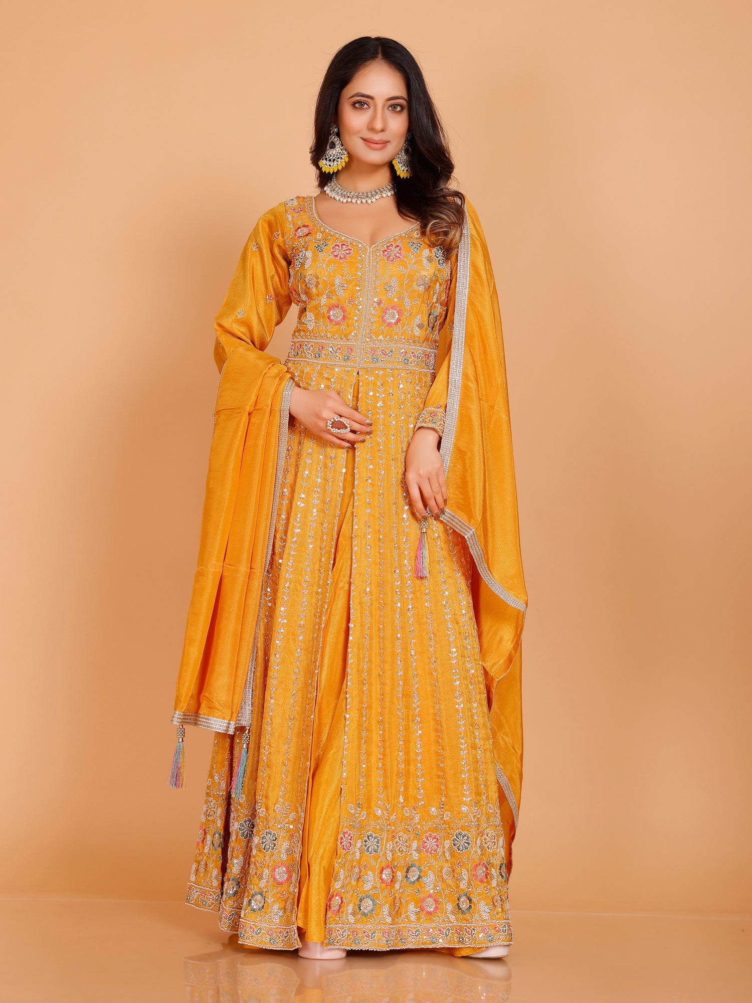 Aliya Long Top Lahenga - Roop Darshan