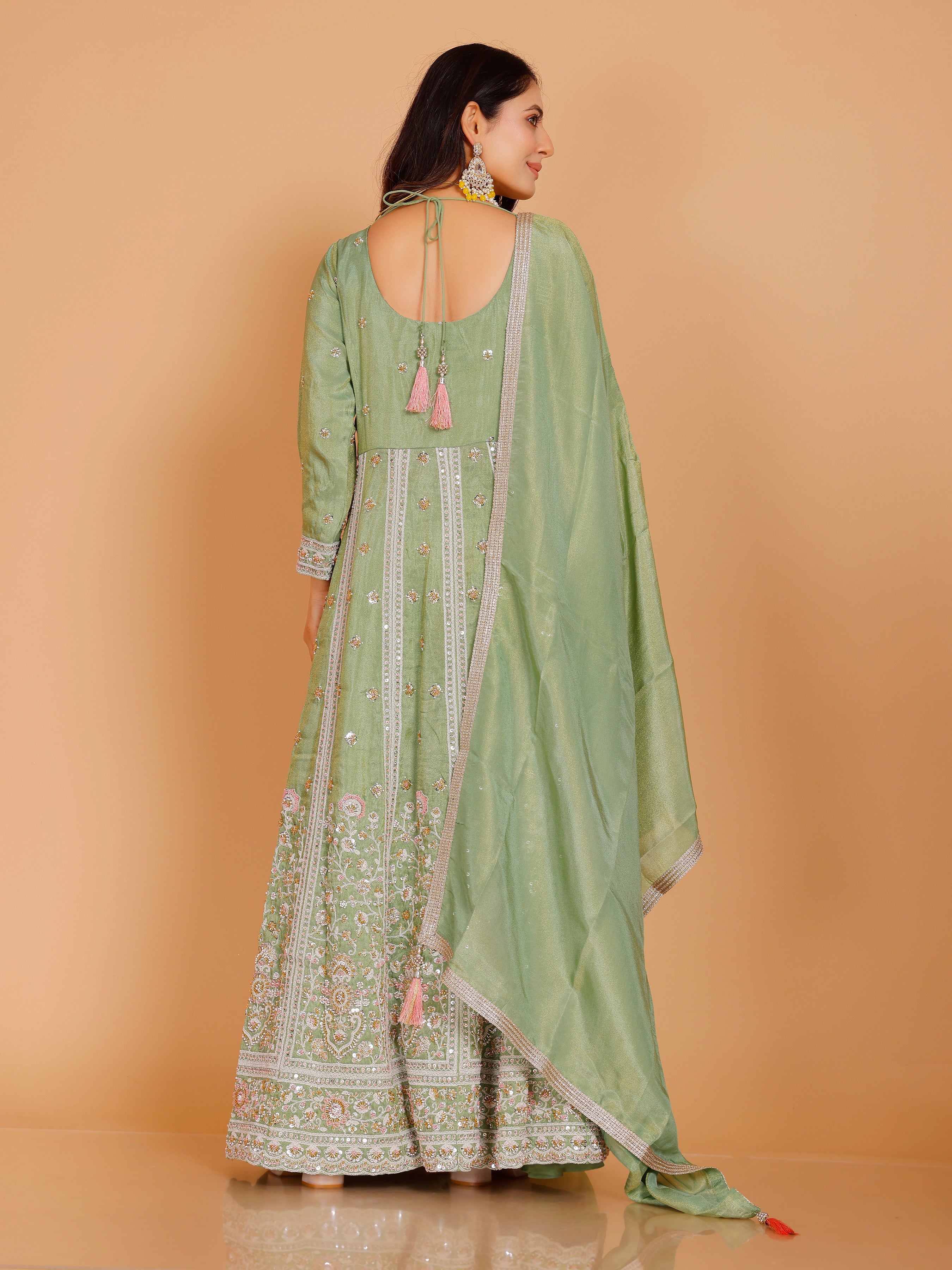 Kashish Flair Palazzo Suit - Roop Darshan