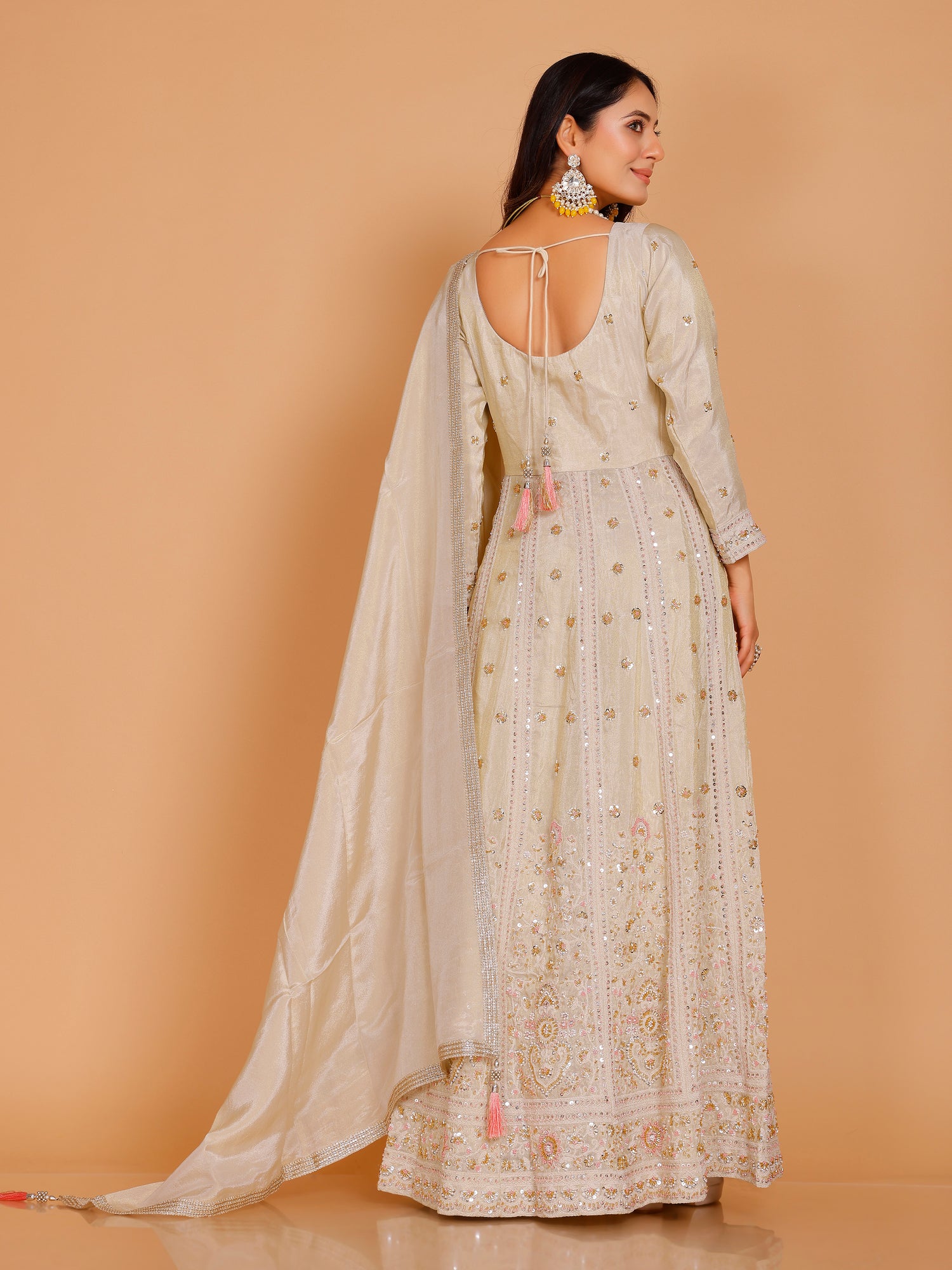 Kashish Flair Palazzo Suit - Roop Darshan
