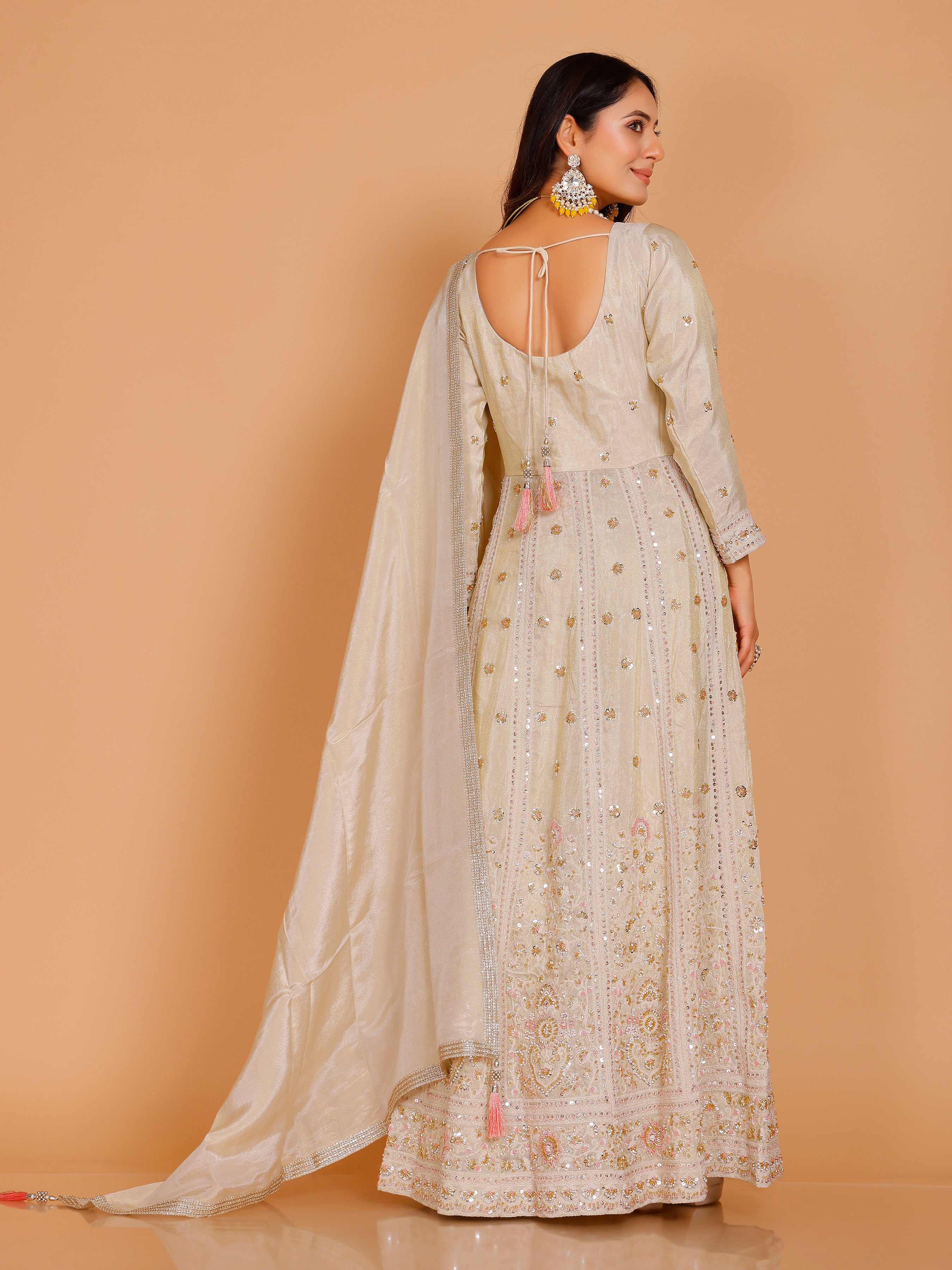 Kashish Flair Palazzo Suit - Roop Darshan