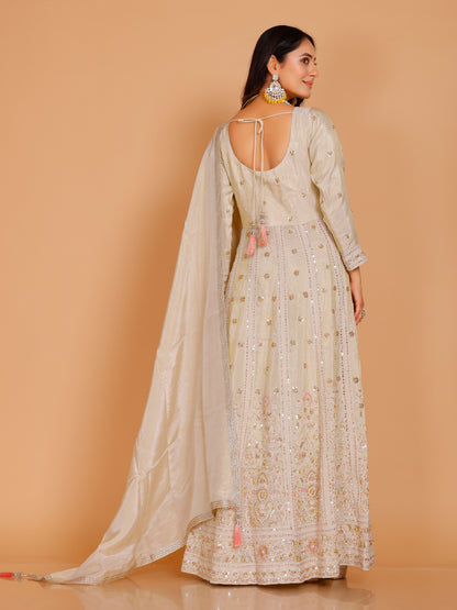 Kashish Flair Palazzo Suit - Roop Darshan
