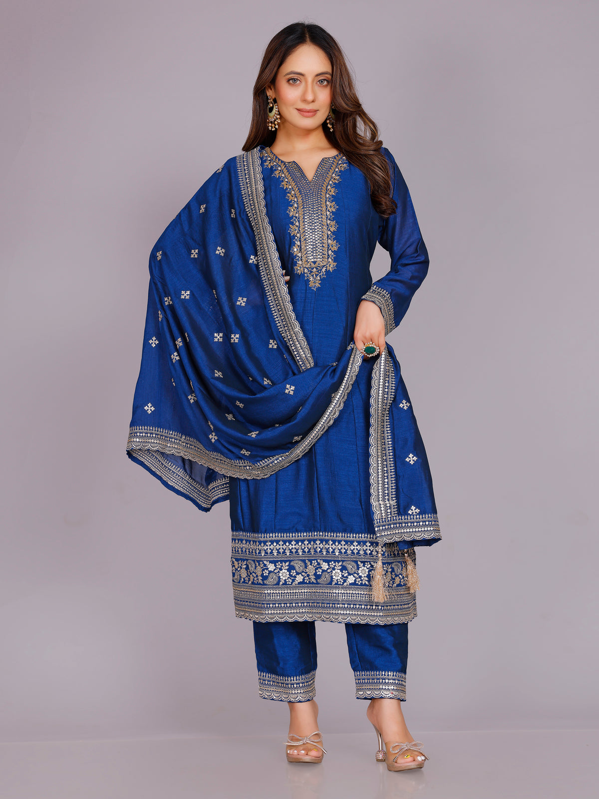 Mihika Silk Kamiz &amp; Pant